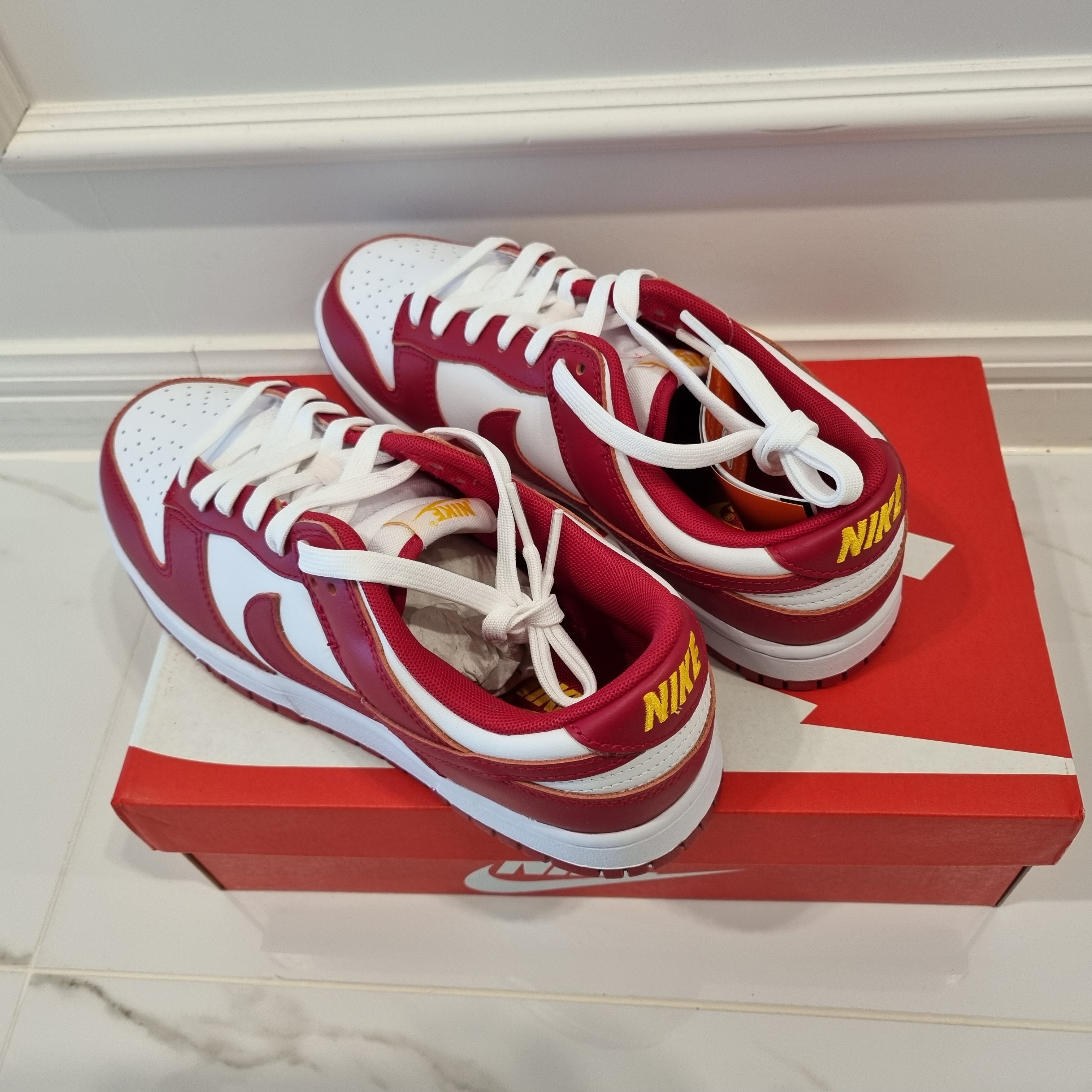 Nike Dunk Low Retro Gym Red 착용 스타일 - 3