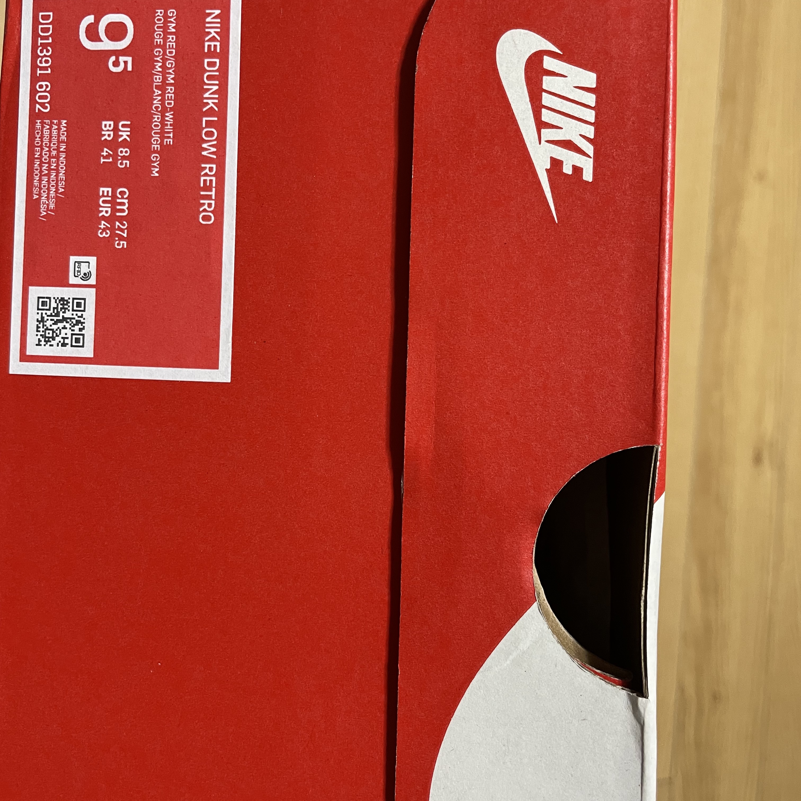 Nike Dunk Low Retro Gym Red 착용 스타일