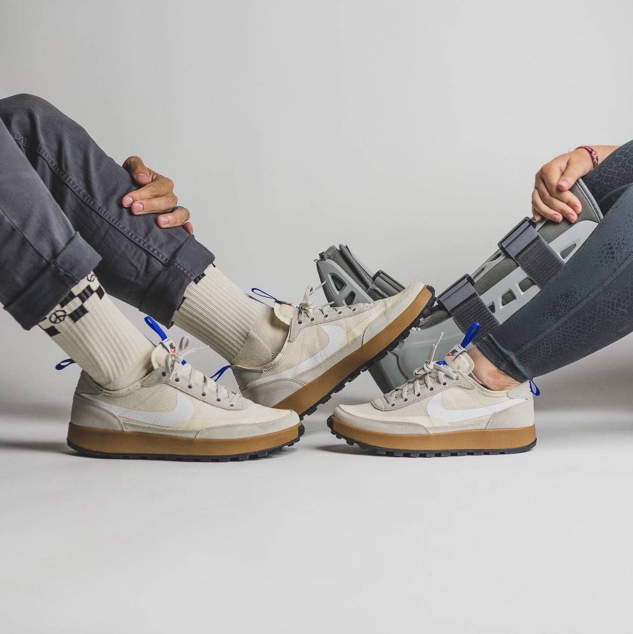 Nike x Tom Sachs General Purpose Shoe Light Cream 착용 스타일 - 5