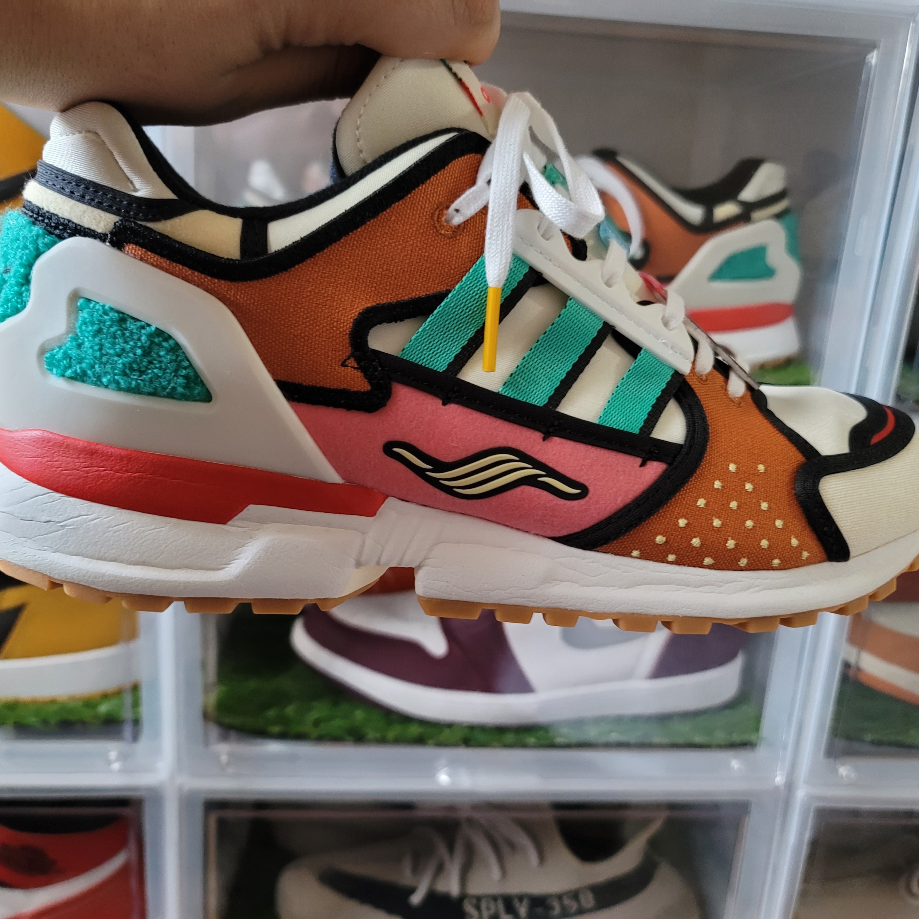 Adidas ZX 10000 Krusty Burger 착용 스타일 - 3