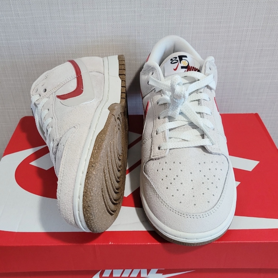 (W) Nike Dunk Low SE 85 Cinnabar 착용 스타일 - 5