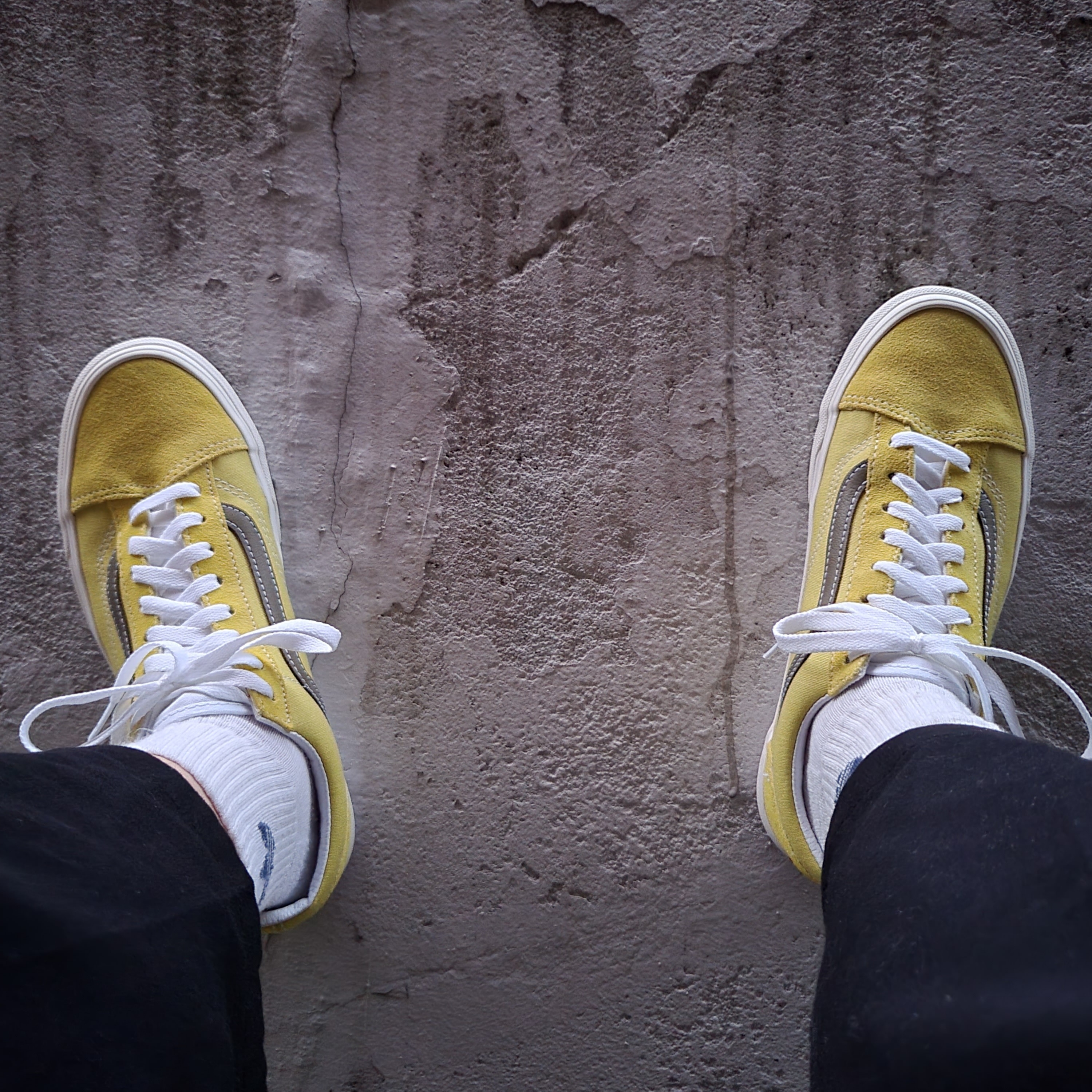 Vans Style 36 Suede Canvas Green Sheen 착용 스타일