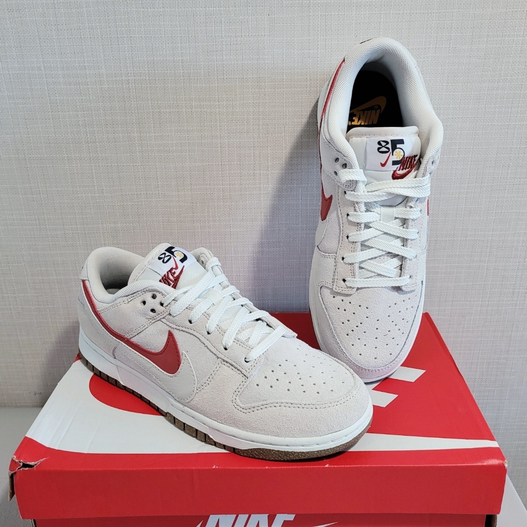 (W) Nike Dunk Low SE 85 Cinnabar 착용 스타일 - 2