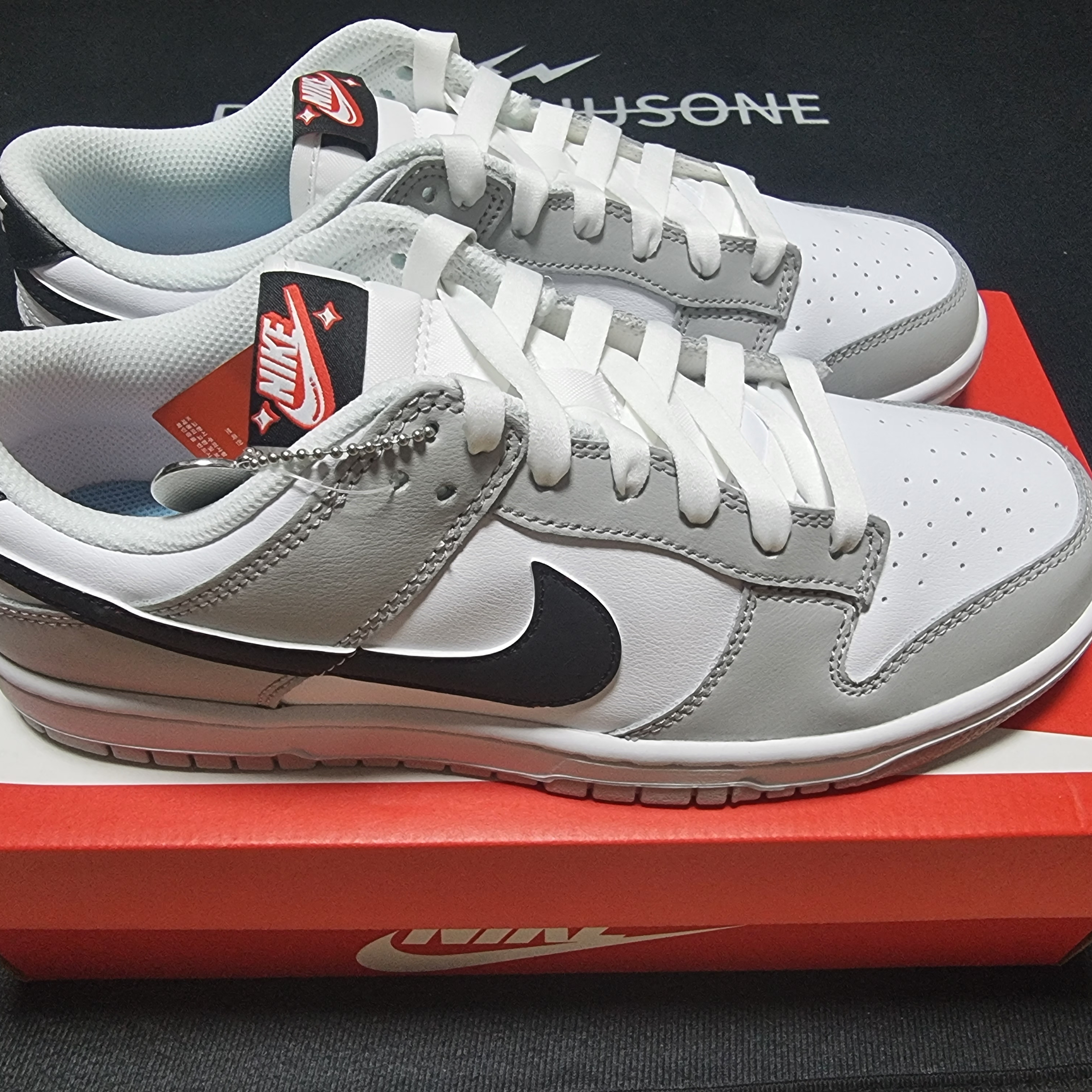 Nike Dunk Low Retro SE Jackpot Grey Fog 착용 스타일