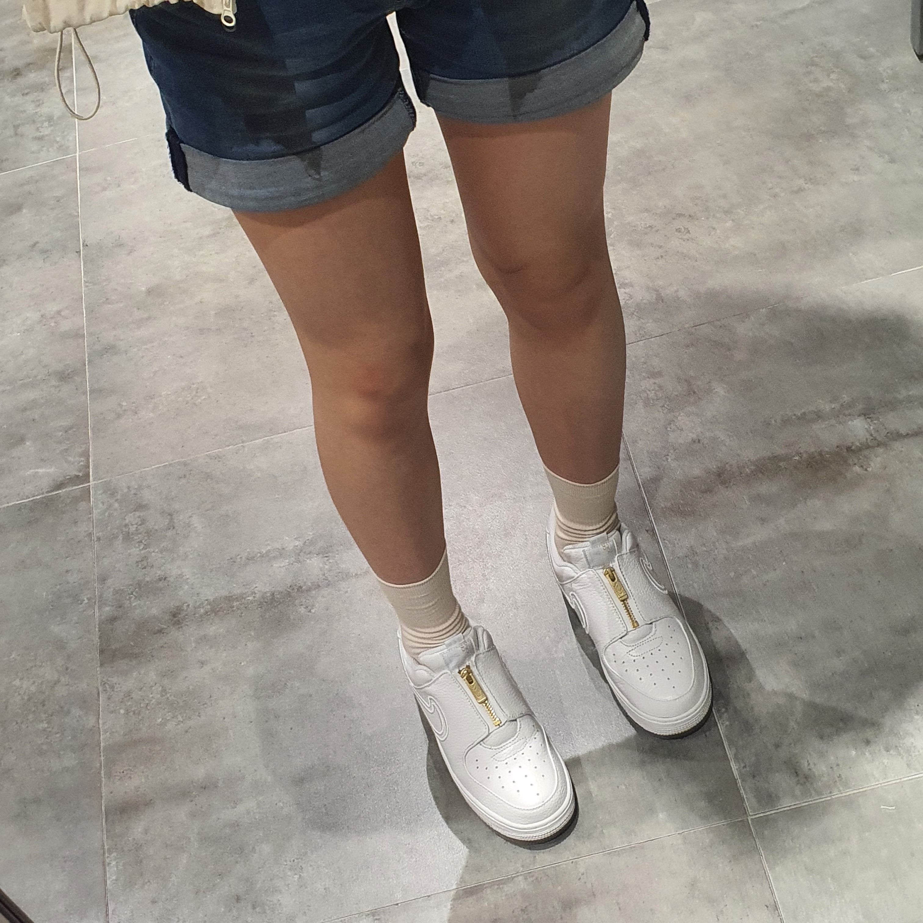 (W) Nike x Serena Williams Air Force 1 LXX Summit White 착용 스타일