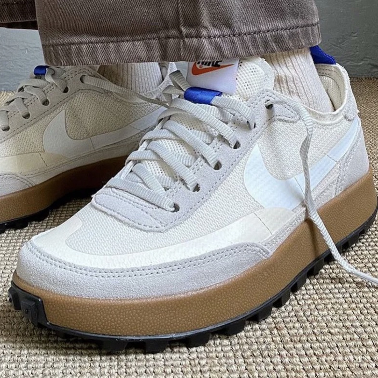 Nike x Tom Sachs General Purpose Shoe Light Cream 착용 스타일 - 2