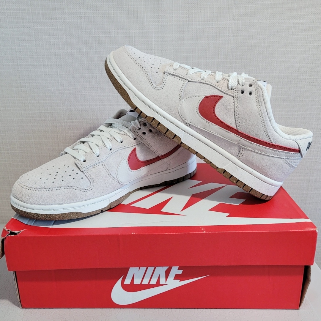 (W) Nike Dunk Low SE 85 Cinnabar 착용 스타일 - 1