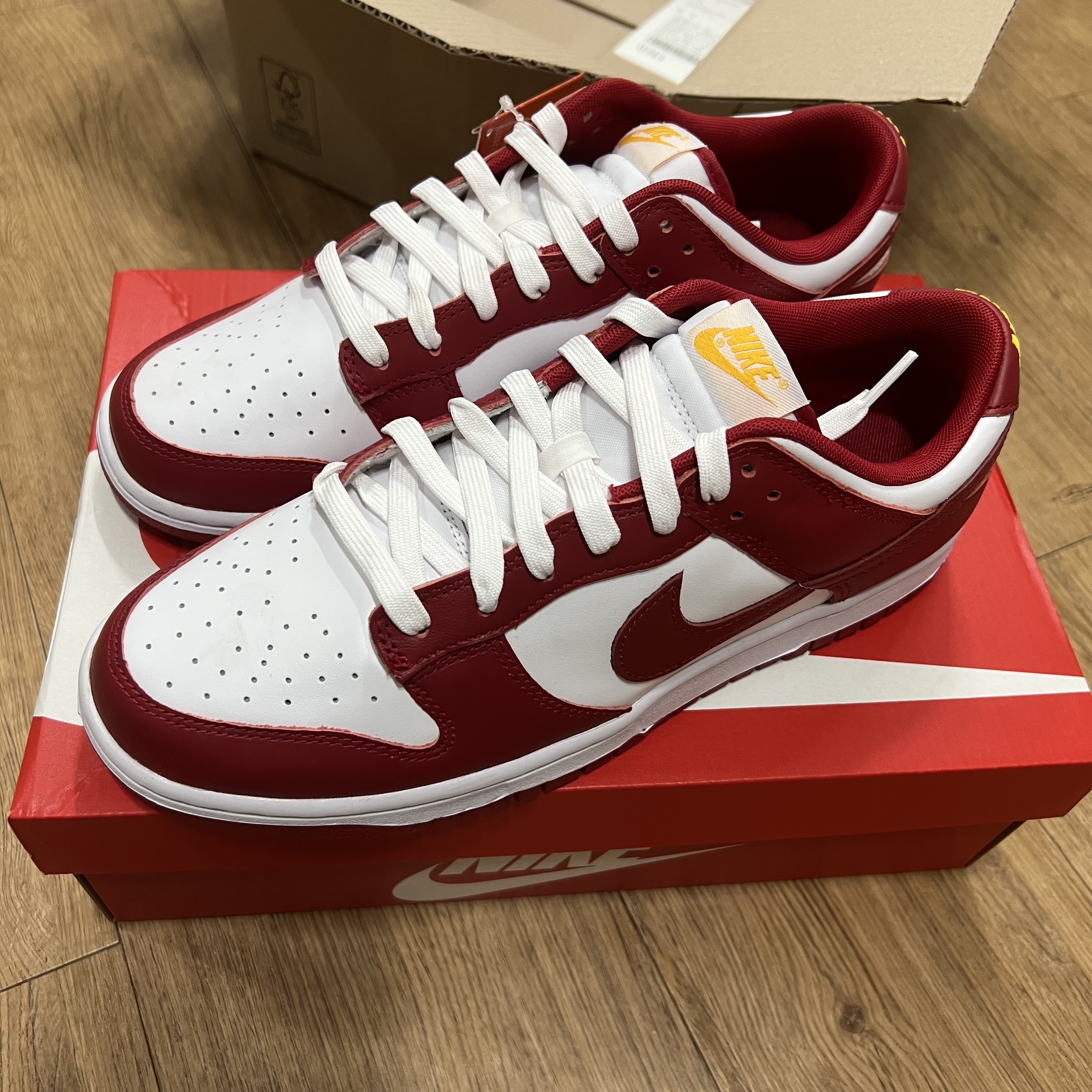 Nike Dunk Low Retro Gym Red 착용 스타일 - 3