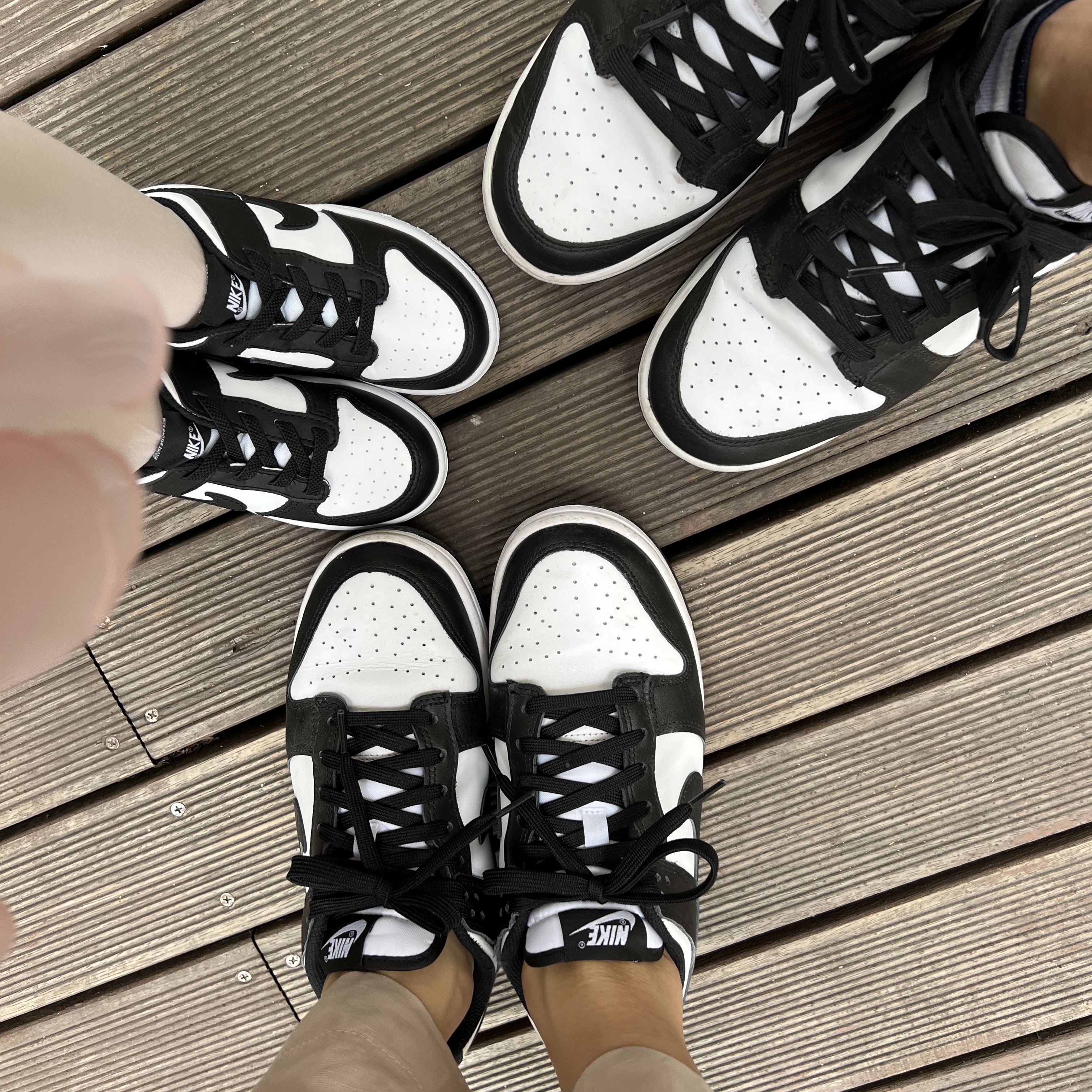 Nike Dunk Low Retro Black, (W) Nike Dunk Low Black 착용 스타일