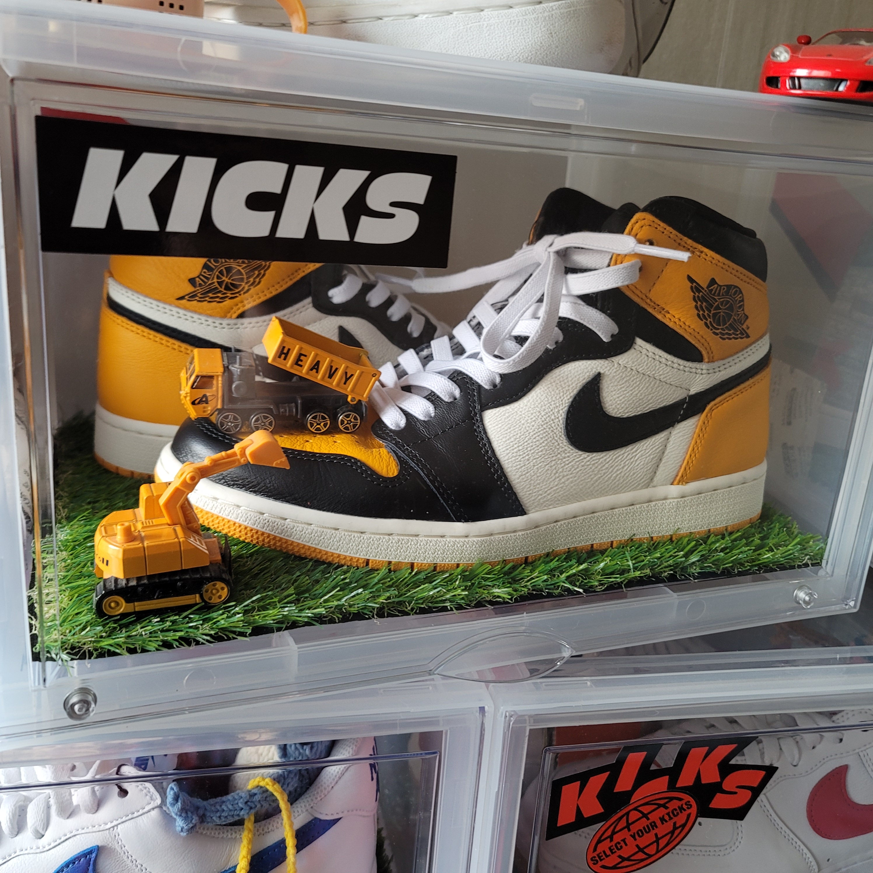 Jordan 1 Retro High OG Taxi 착용 스타일 - 1