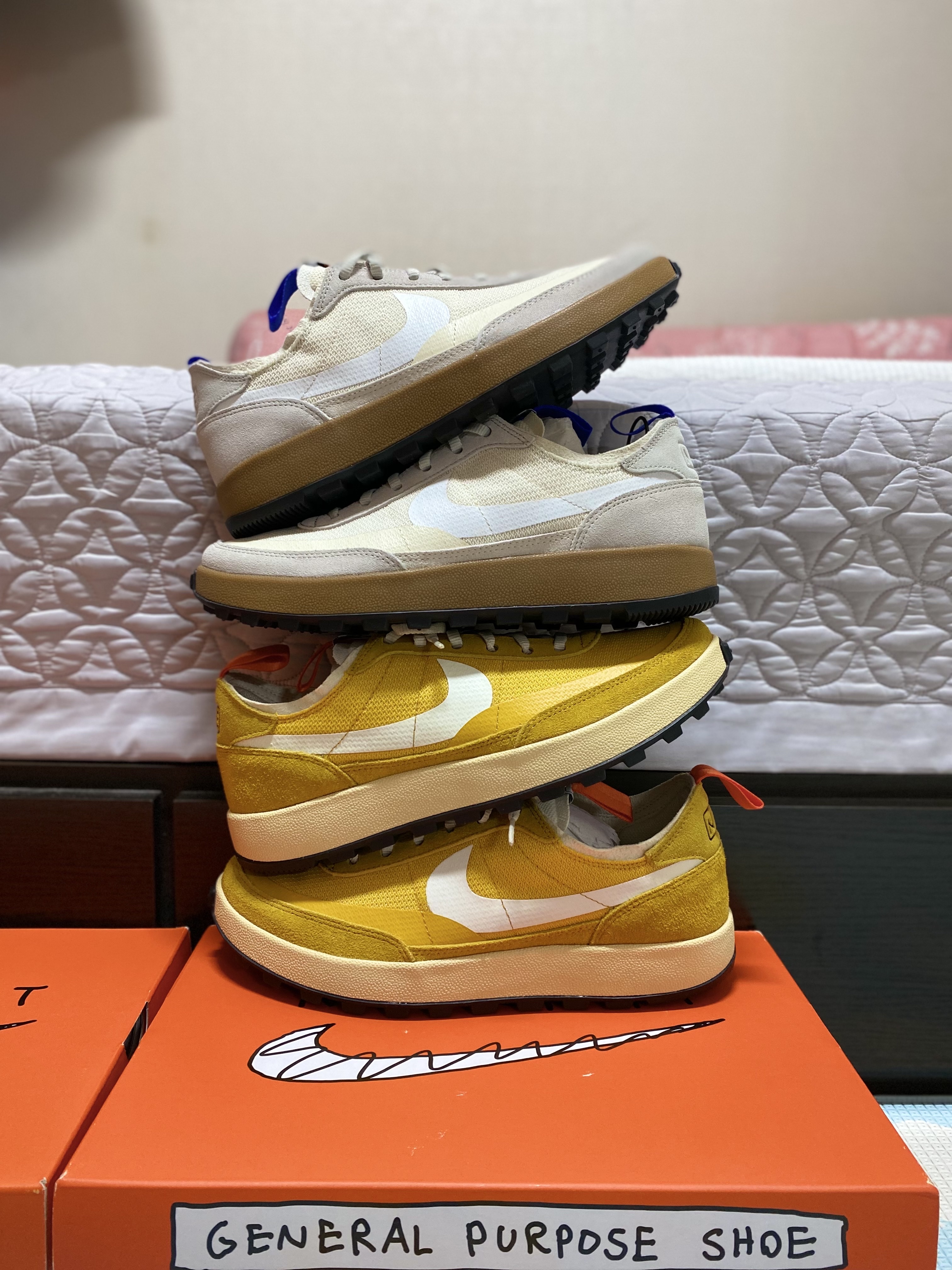 Nike x Tom Sachs General Purpose Shoe Archive, Nike x Tom Sachs General Purpose Shoe Light Cream 착용 스타일