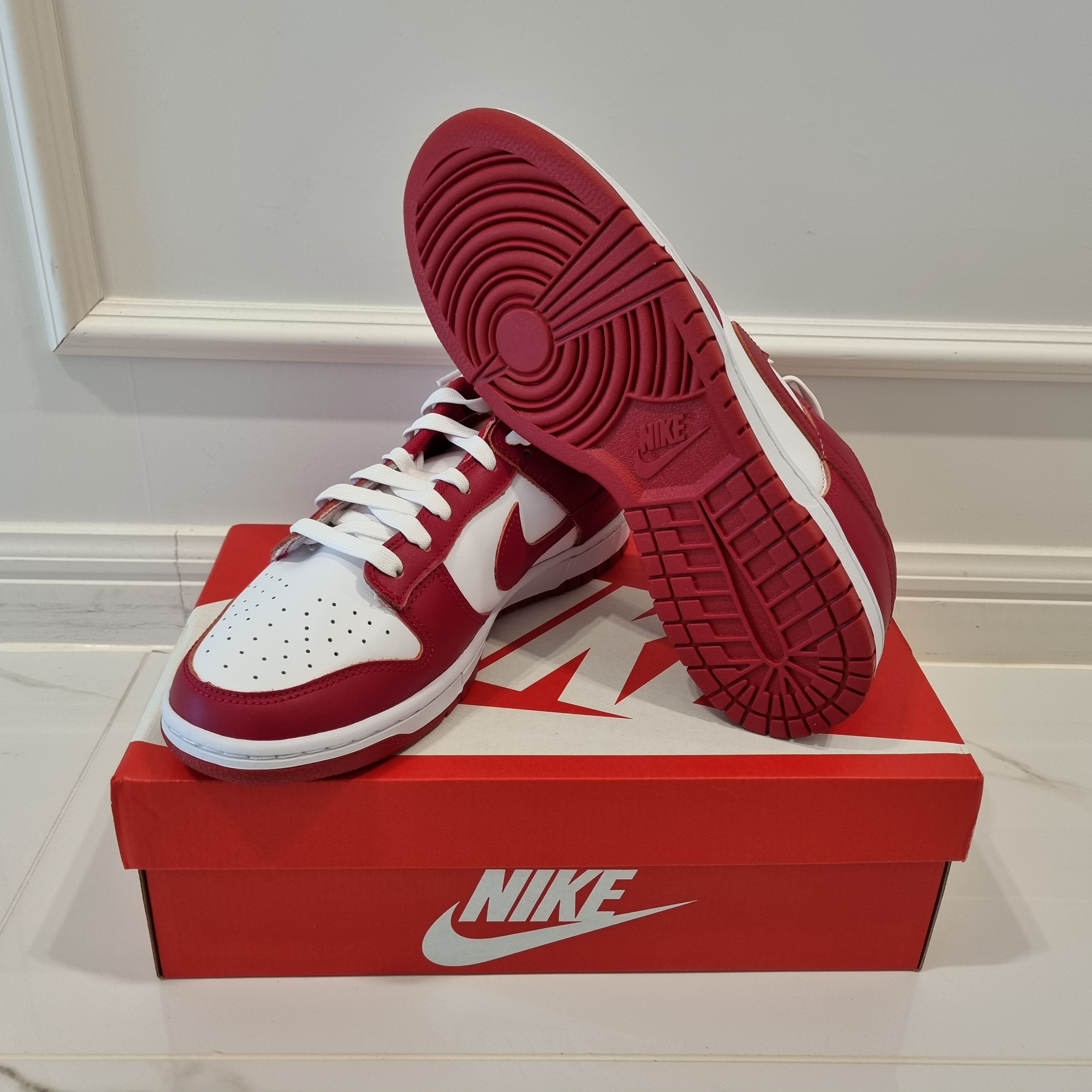 Nike Dunk Low Retro Gym Red 착용 스타일 - 2