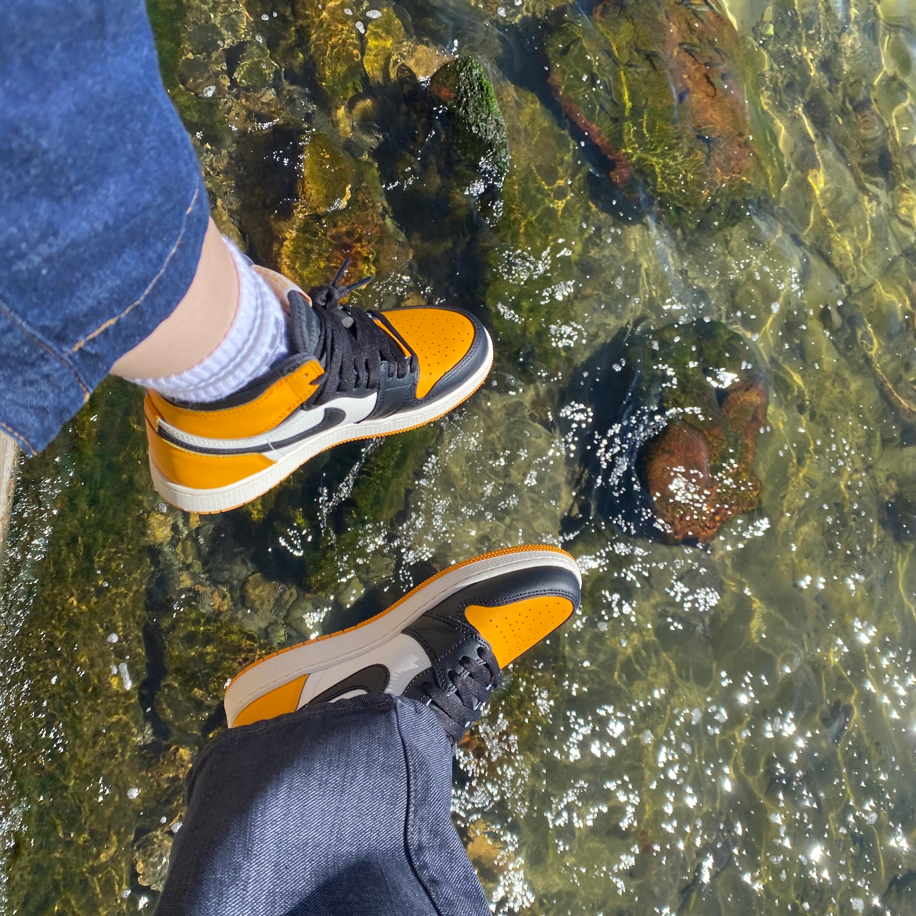 Jordan 1 Retro High OG Taxi 착용 스타일 - 2