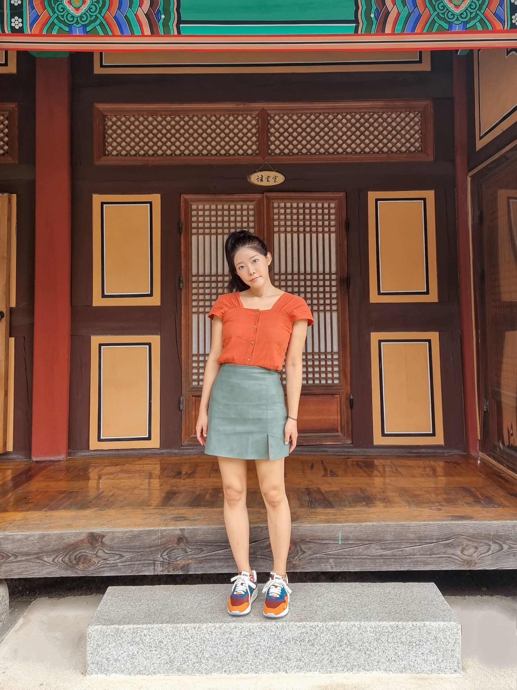 Nike x Kasina Air Max 1 SP Won-Ang Orange, Nike x Kasina Air Max 1 SP Won-Ang Orange (With Special Gift) 착용 스타일 - 3