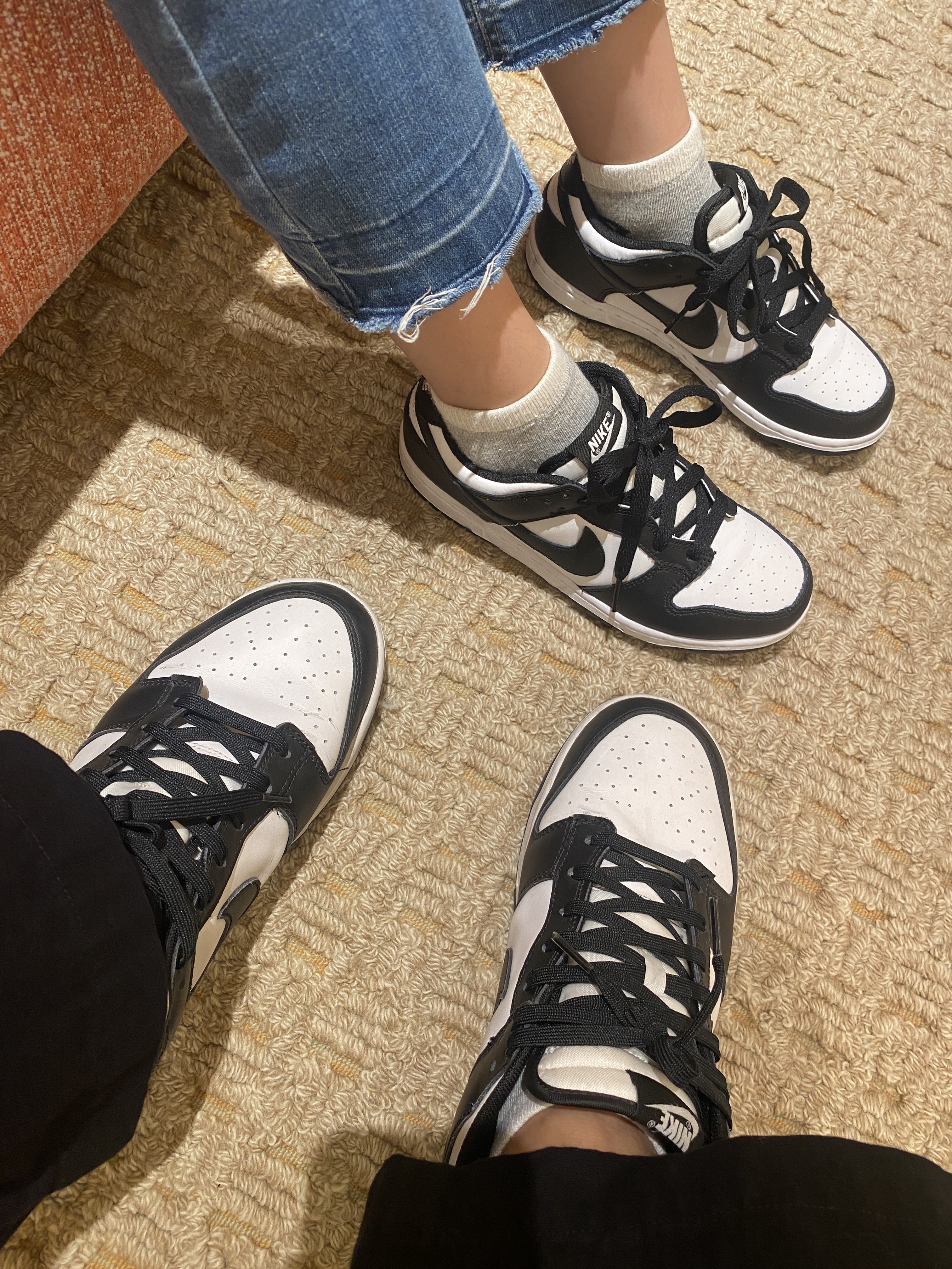 Nike Dunk Low Retro Black, (PS) Nike Dunk Low Black 착용 스타일