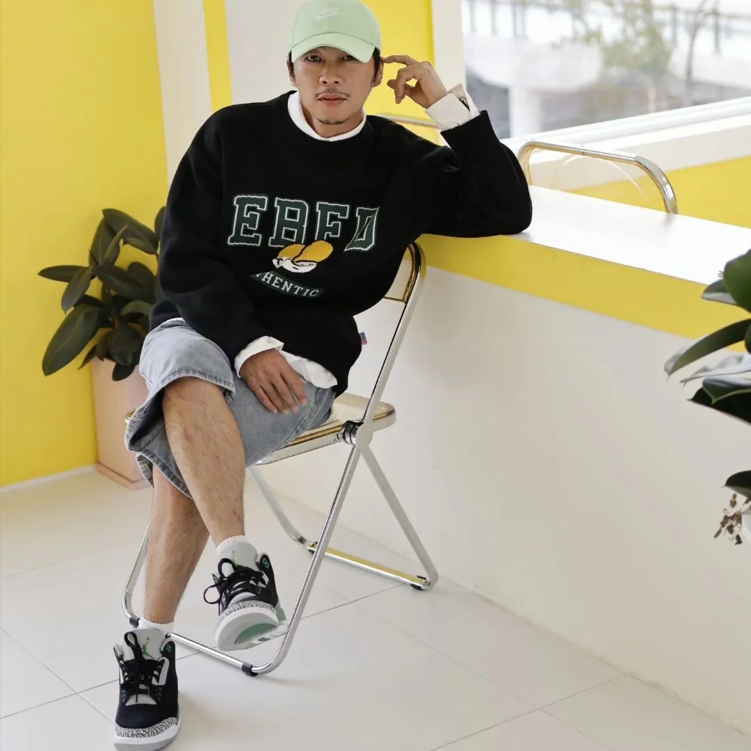 Jordan 3 Retro Pine Green, Nike Heritage 86 Futura Washed Cap Light Dew 착용 스타일