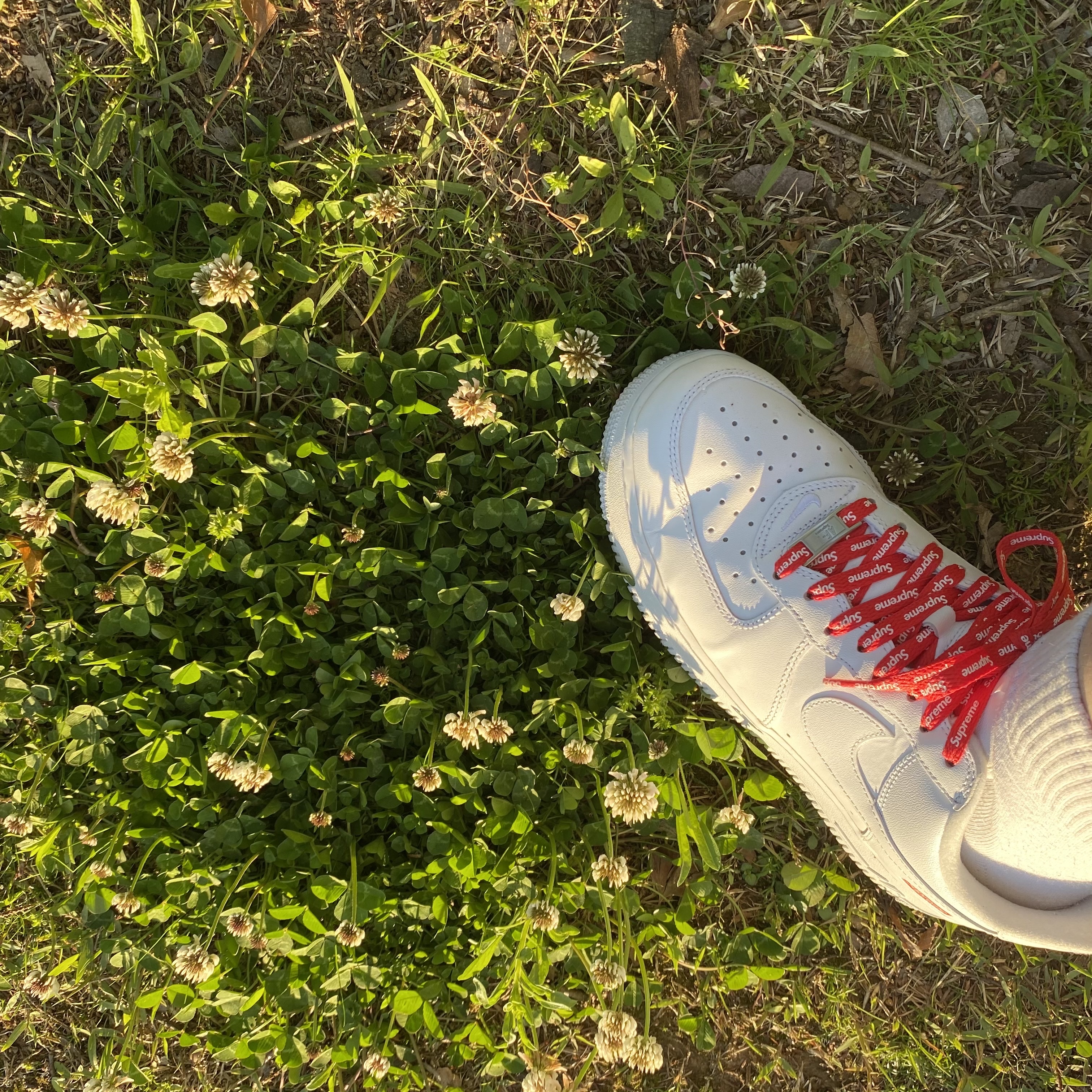 IAB Studio Half Zip Pullover Light Gray, Nike x Supreme Air Force 1 Low White 착용 스타일 - 2