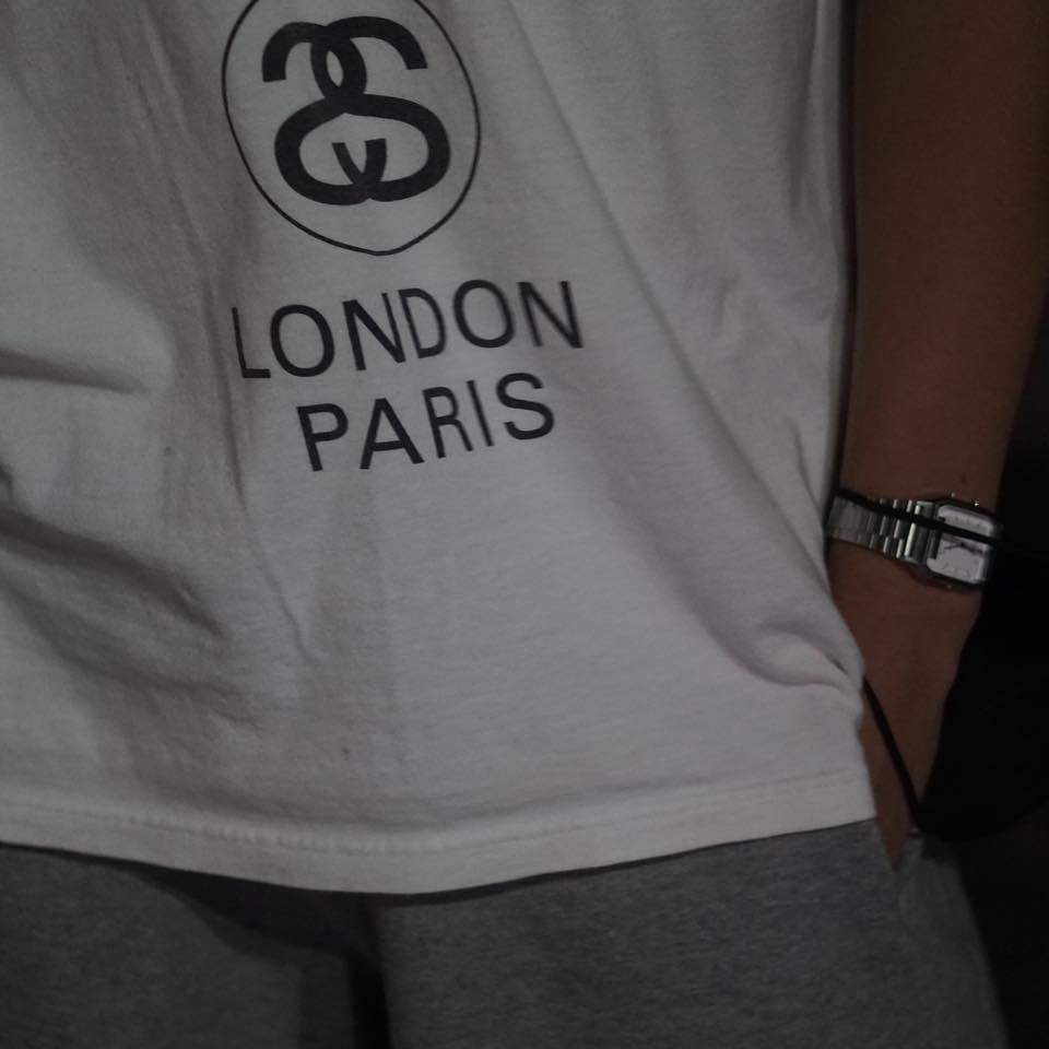 Stussy World Tour T-Shirt White 착용 스타일