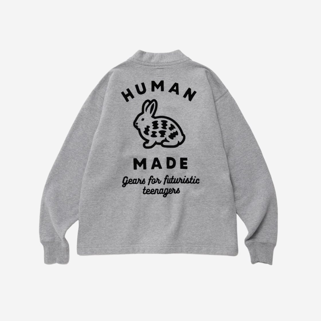 휴먼 메이드 스웨트 가디건 그레이 | Human Made | KREAM