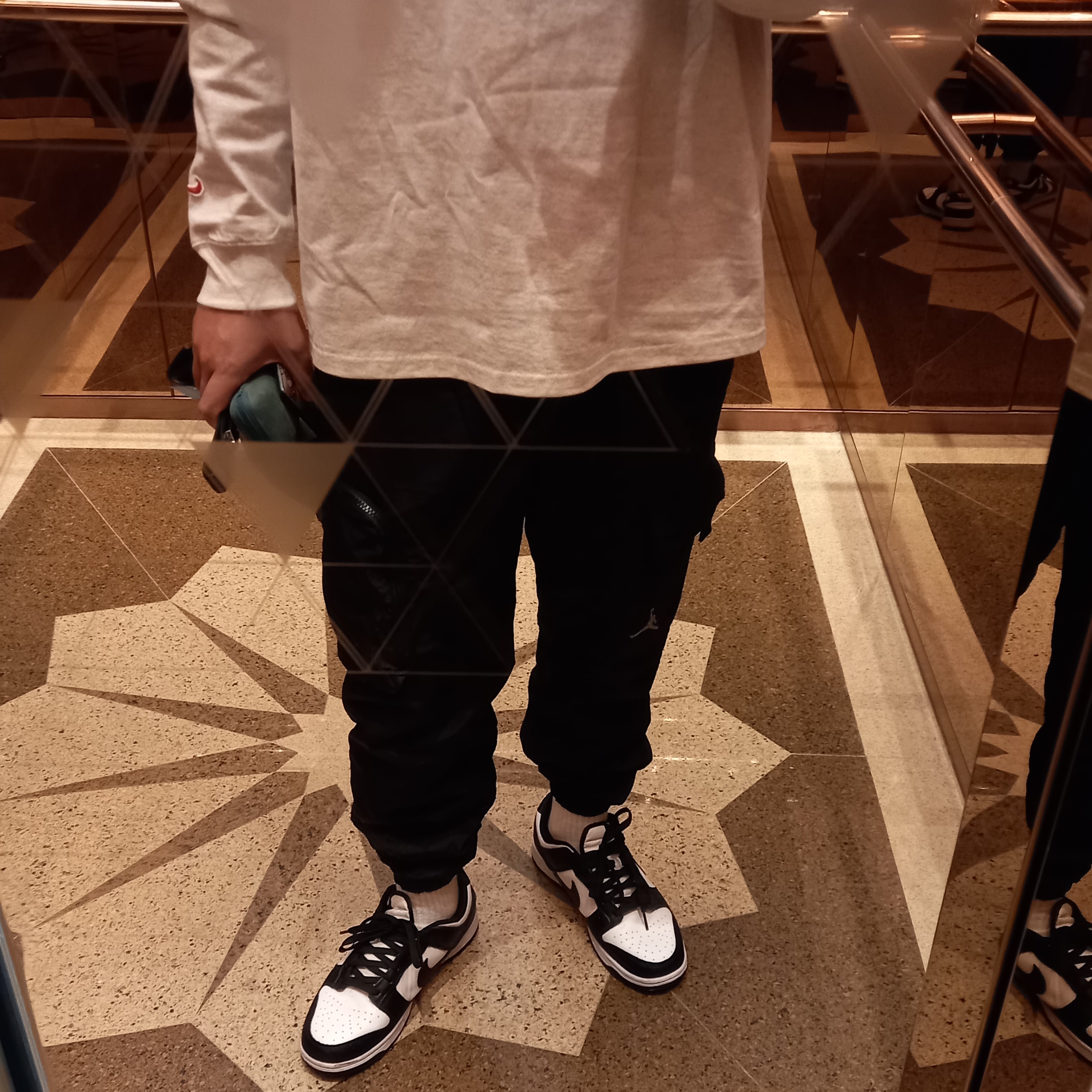 Nike Dunk Low Retro Black 착용 스타일