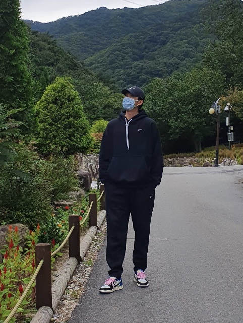 Nike M NRG Hoodie Black White, Nike M NRG Sweatpants Black 착용 스타일