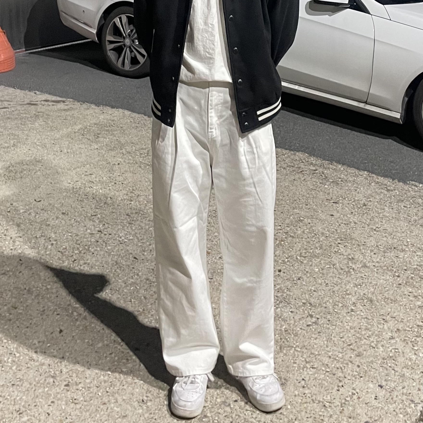 Nike Air Force 1 '07 Low White 착용 스타일
