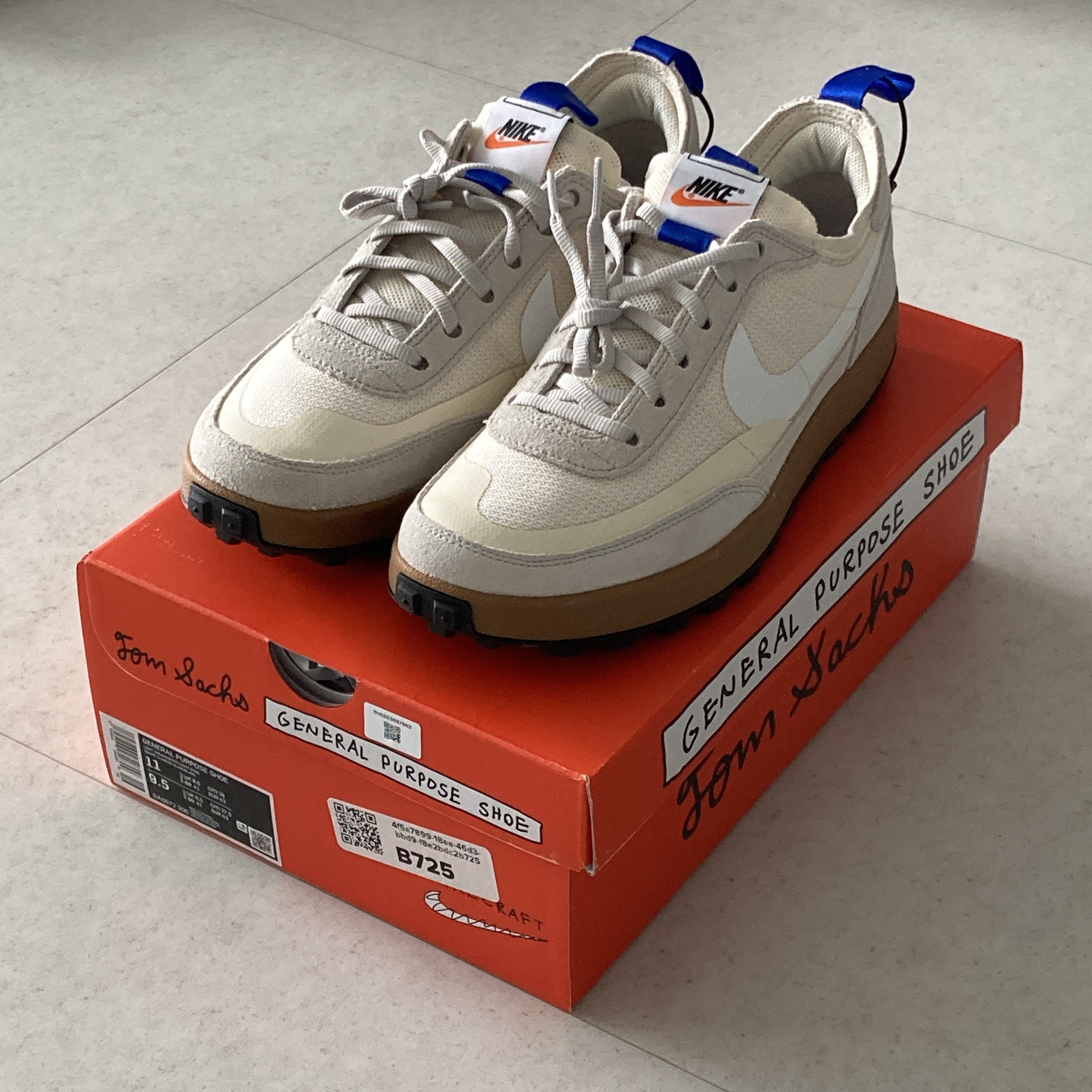 Nike x Tom Sachs General Purpose Shoe Light Cream 착용 스타일