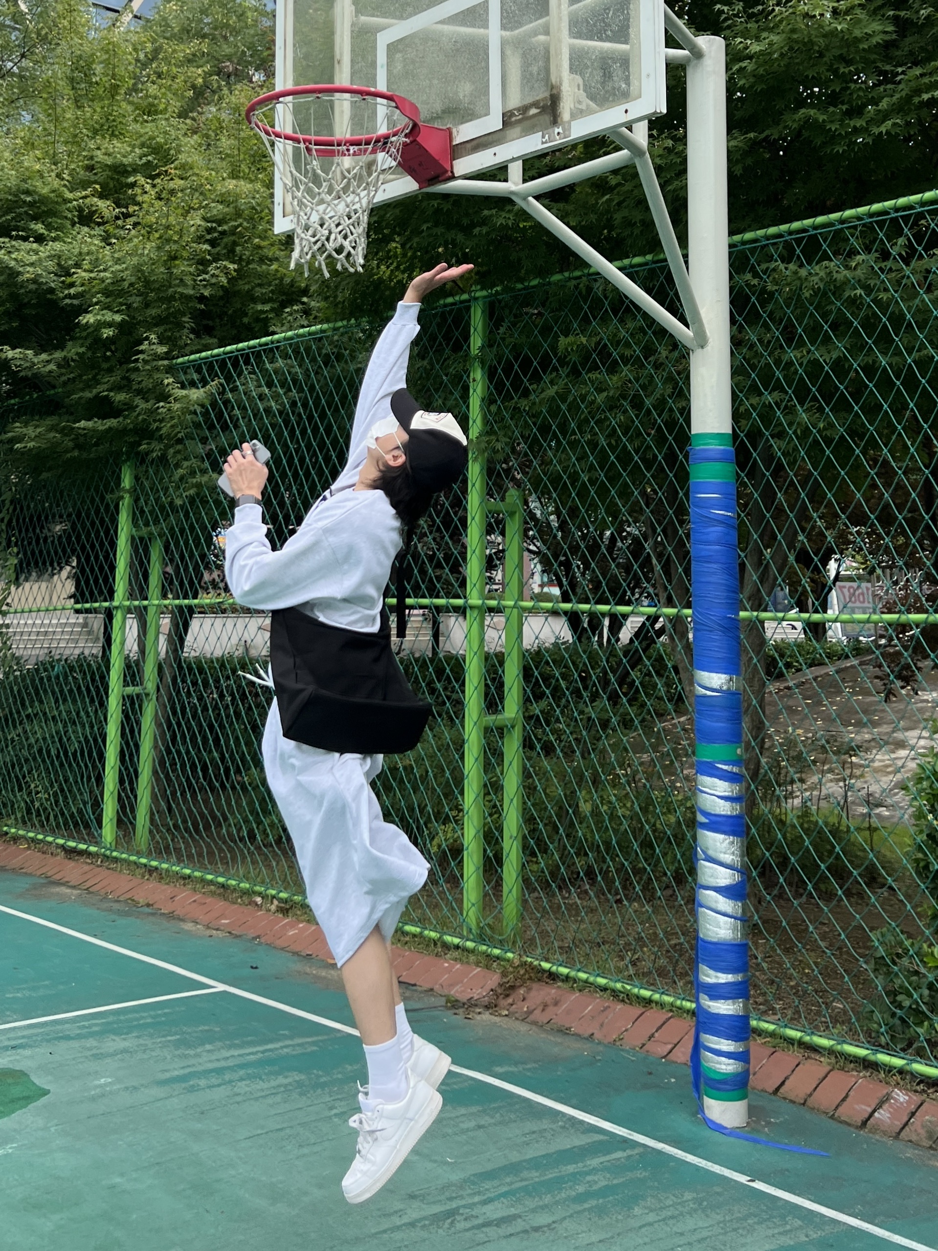Nike Air Force 1 '07 Low White 착용 스타일 - 4