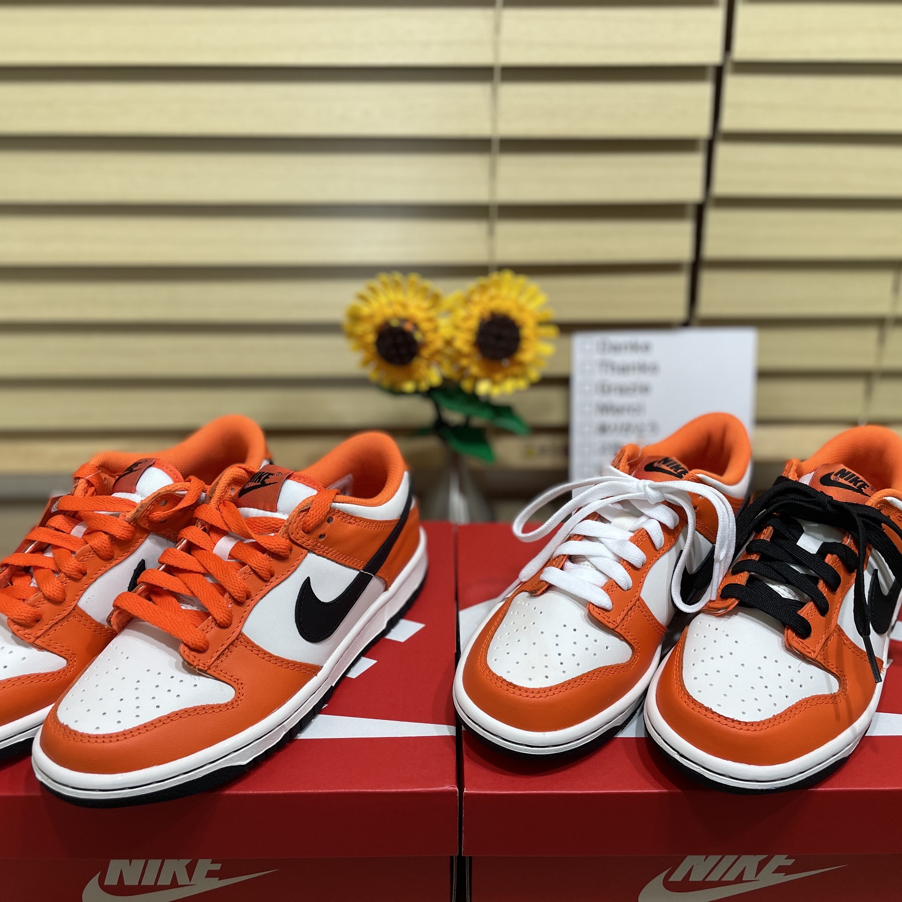 (GS) Nike Dunk Low Safety Orange 착용 스타일 - 3