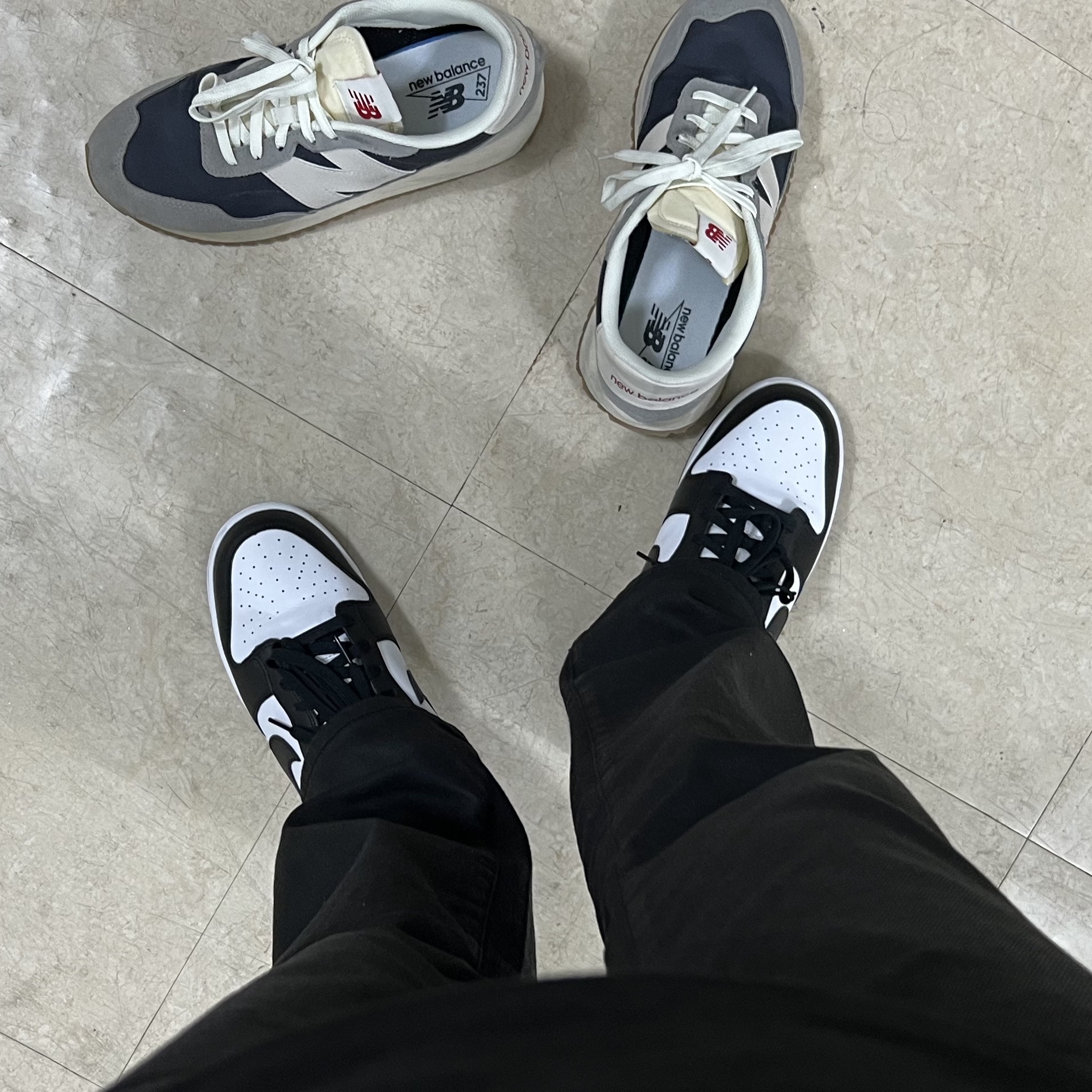 Nike Dunk Low Retro Black 착용 스타일