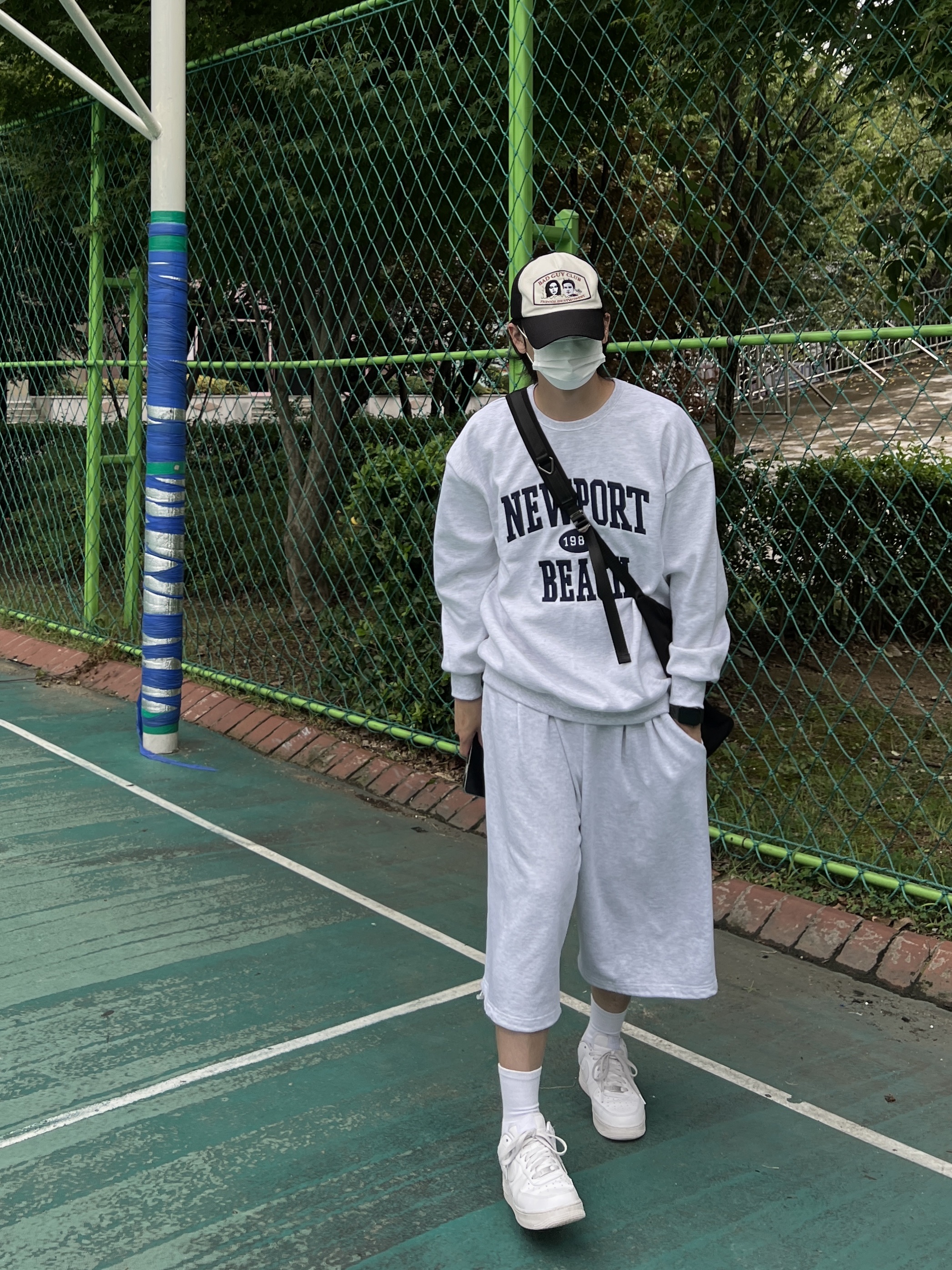 Nike Air Force 1 '07 Low White 착용 스타일 - 3