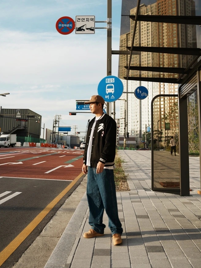 Nike Air Force 1 '07 WB Flax 착용 스타일 - 2