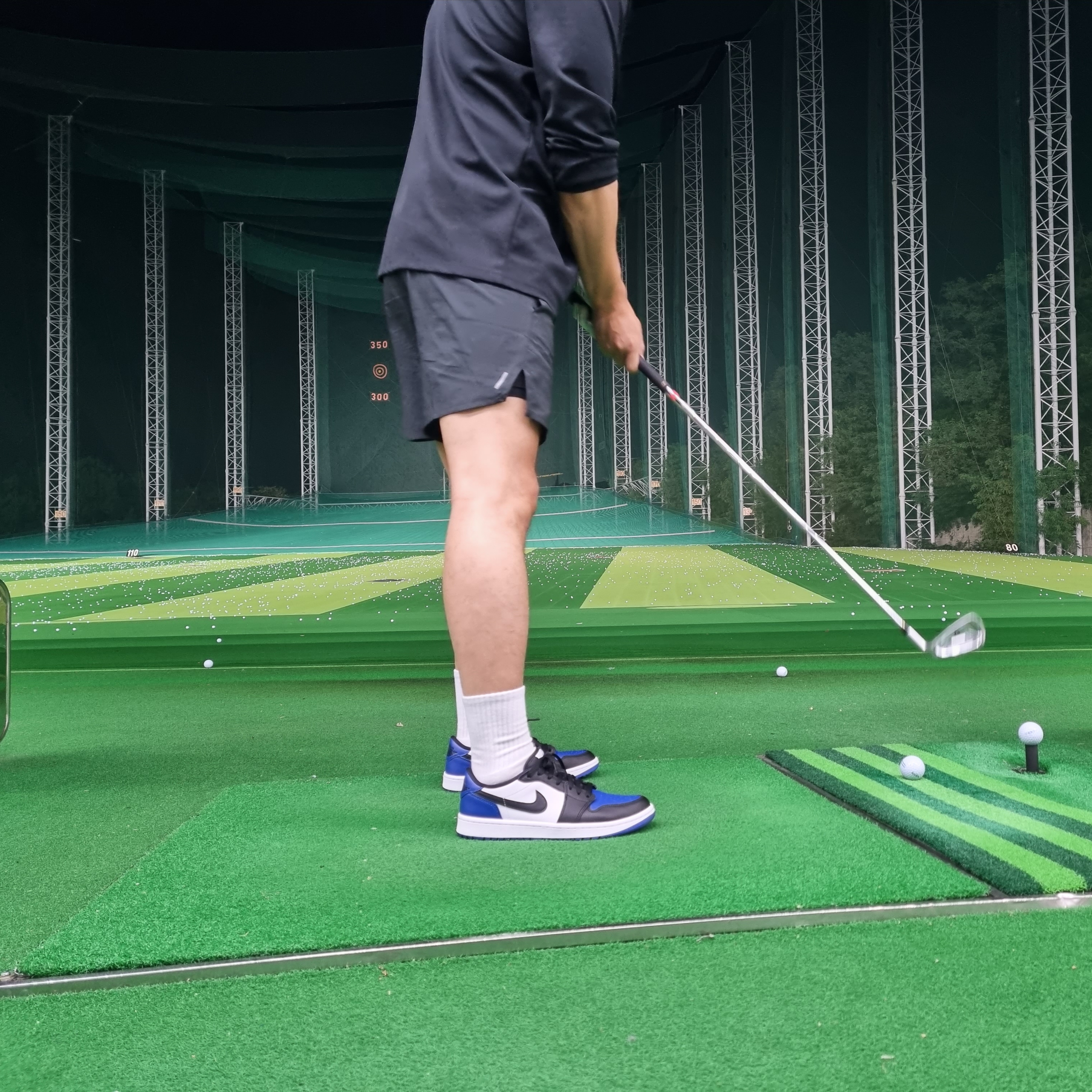 Jordan 1 Low Golf Sport Royal 착용 스타일 - 1