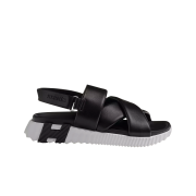 (W) Hermes Electric Sandal Nappa & Noir