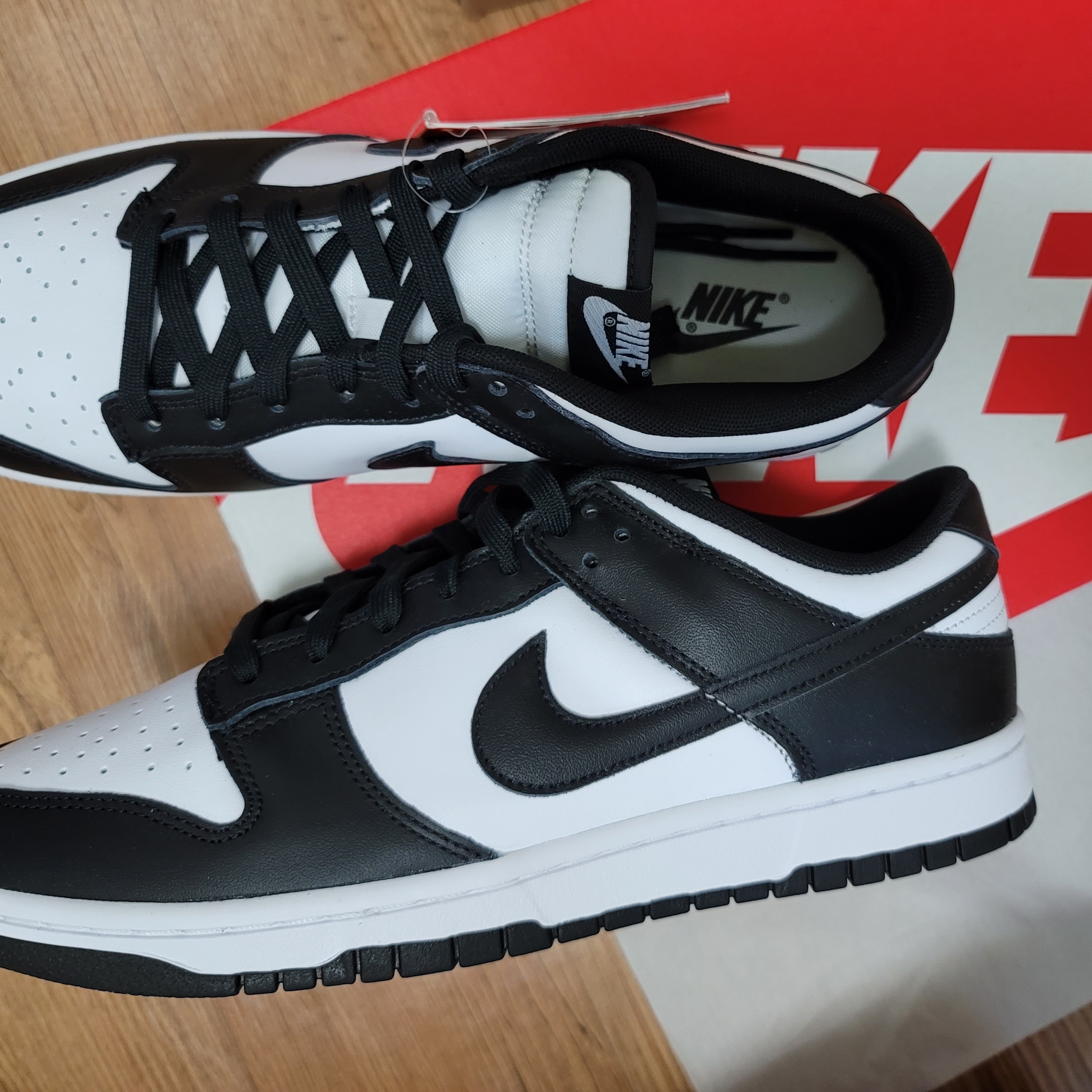 Nike Dunk Low Retro Black 착용 스타일 - 4