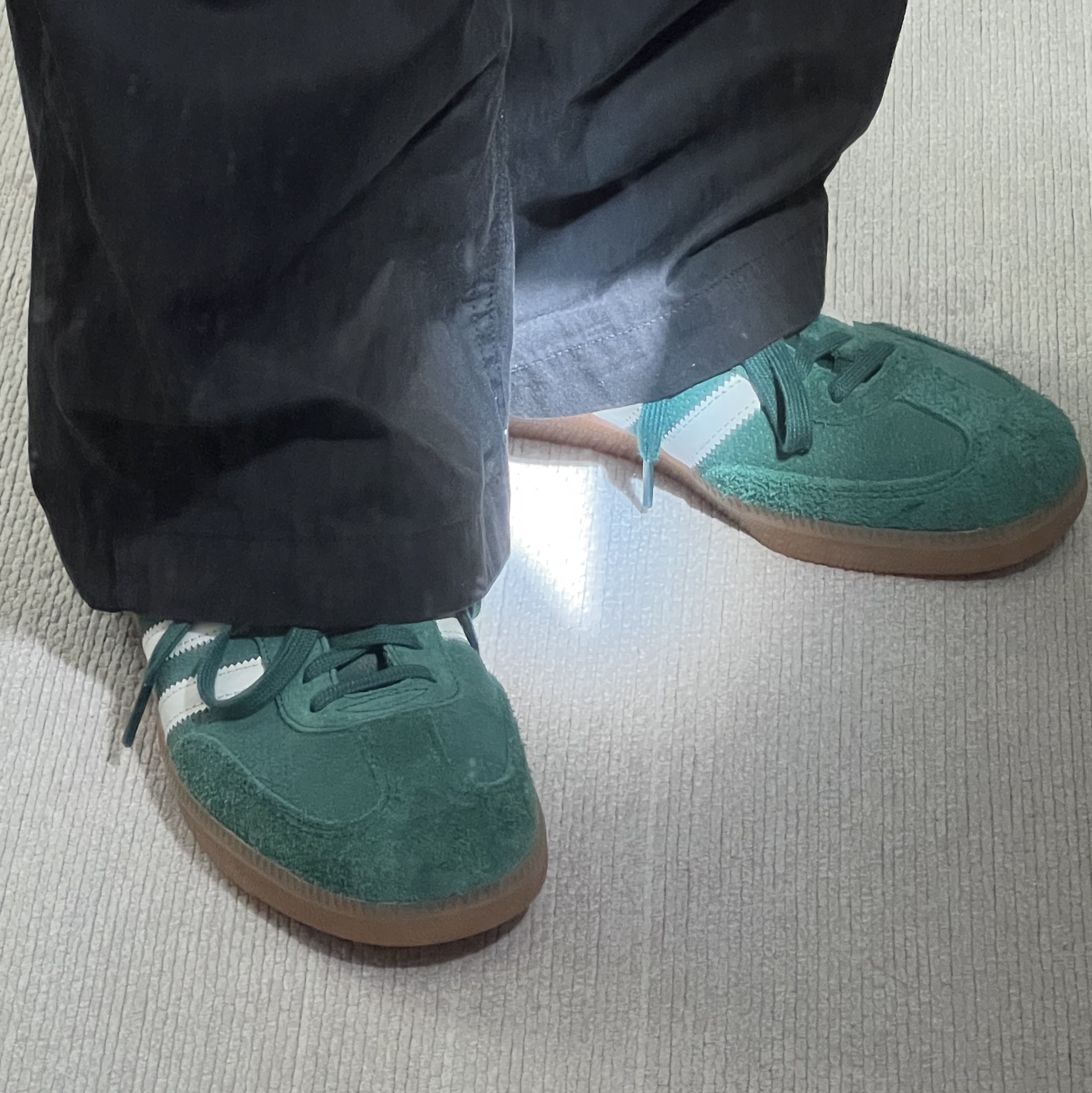 Adidas Samba OG Collegiate Green 착용 스타일 - 1