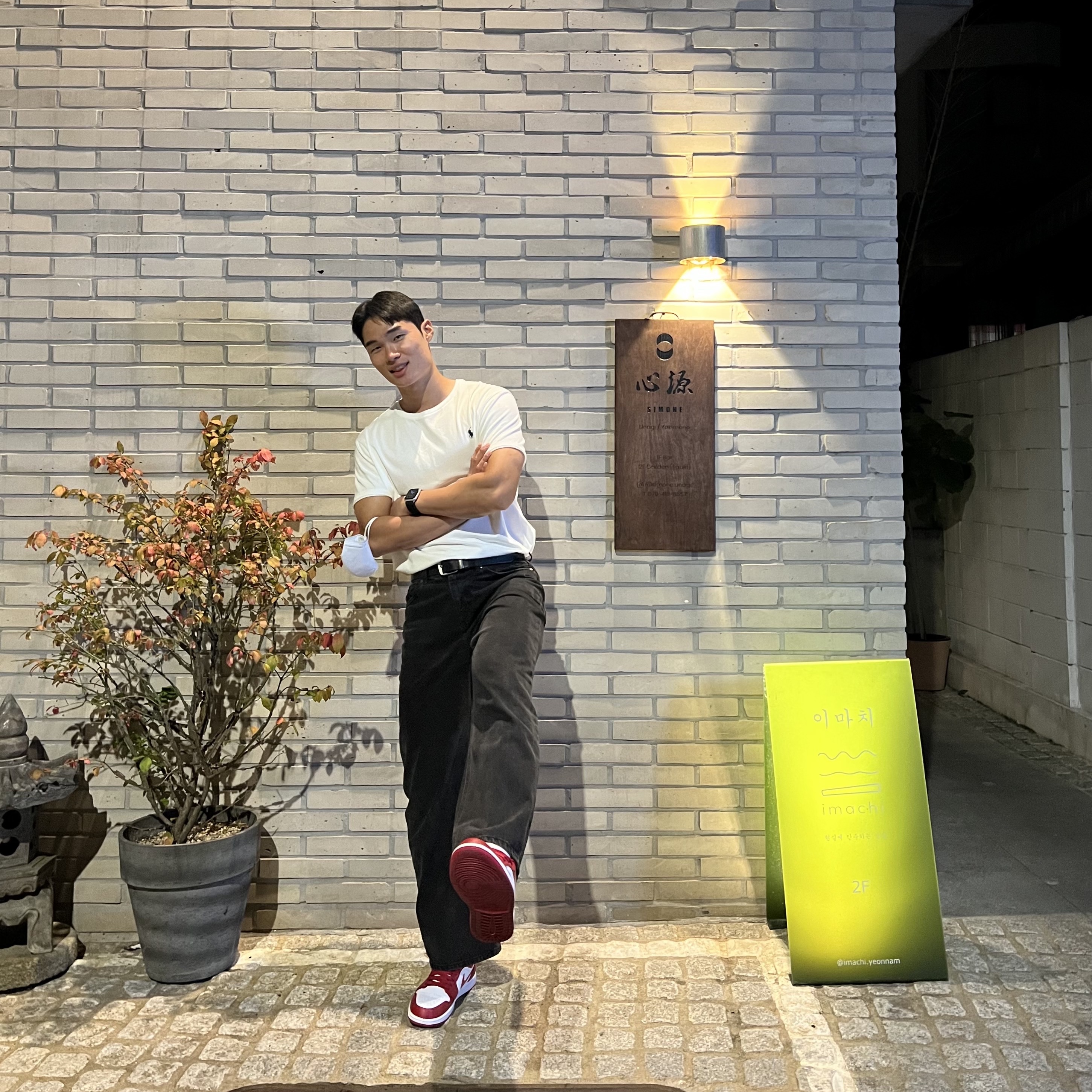 Jordan 1 Low Cardinal Red 착용 스타일