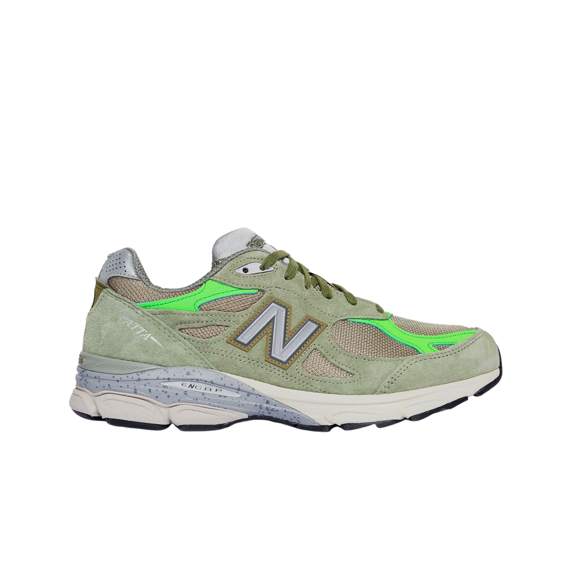 NEW BALANCE X Patta 990v3 Made in USA Olive M990PP3 Men's Shoes ...