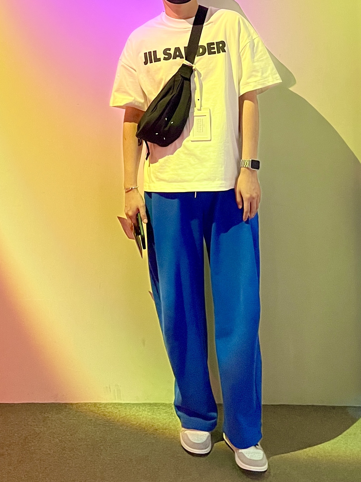 Jil Sander Logo T-Shirt Natural - 22SS, Jordan 1 Retro High OG Light Smoke Grey 착용 스타일