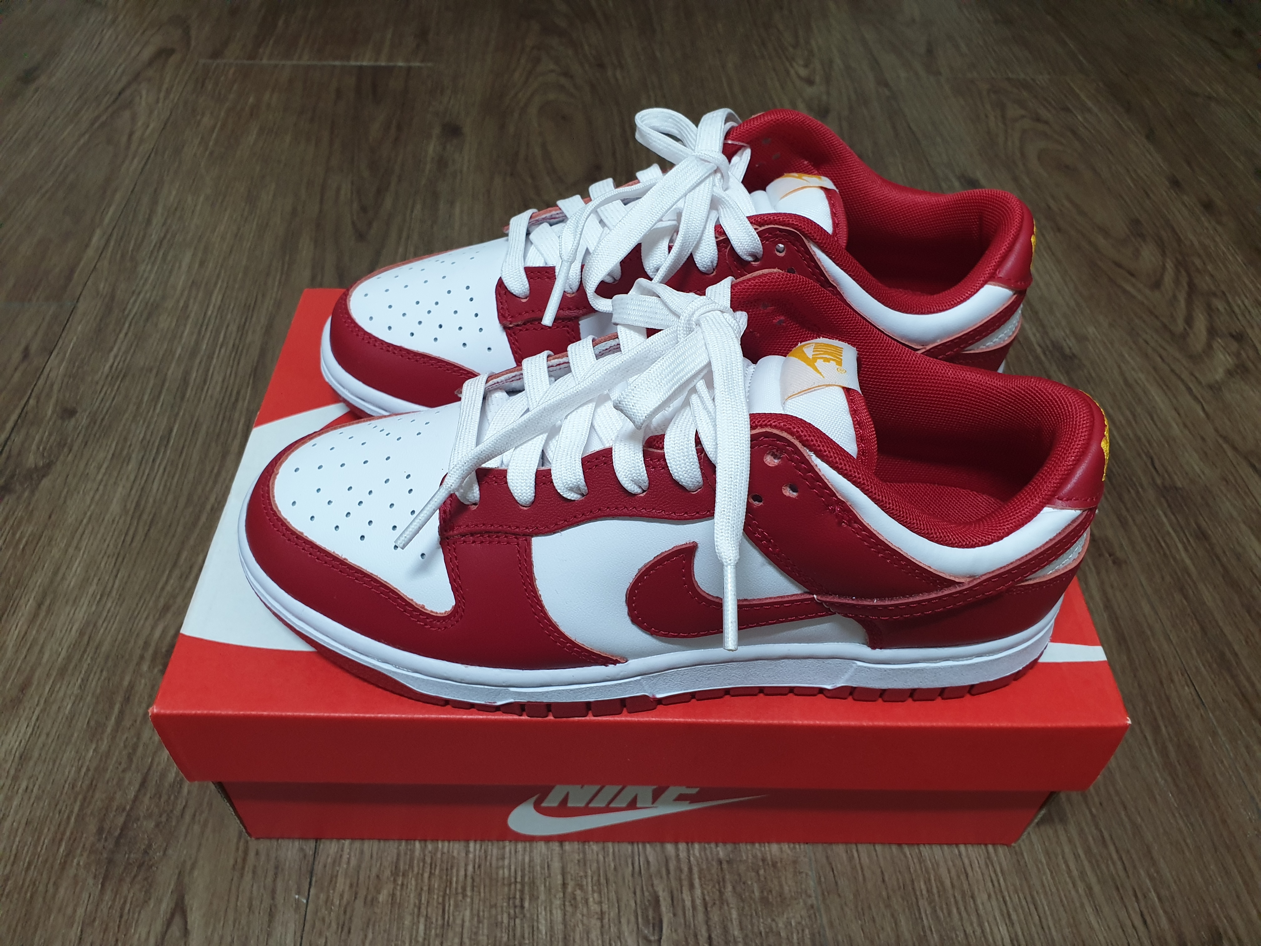 Nike Dunk Low Retro Gym Red 착용 스타일 - 2