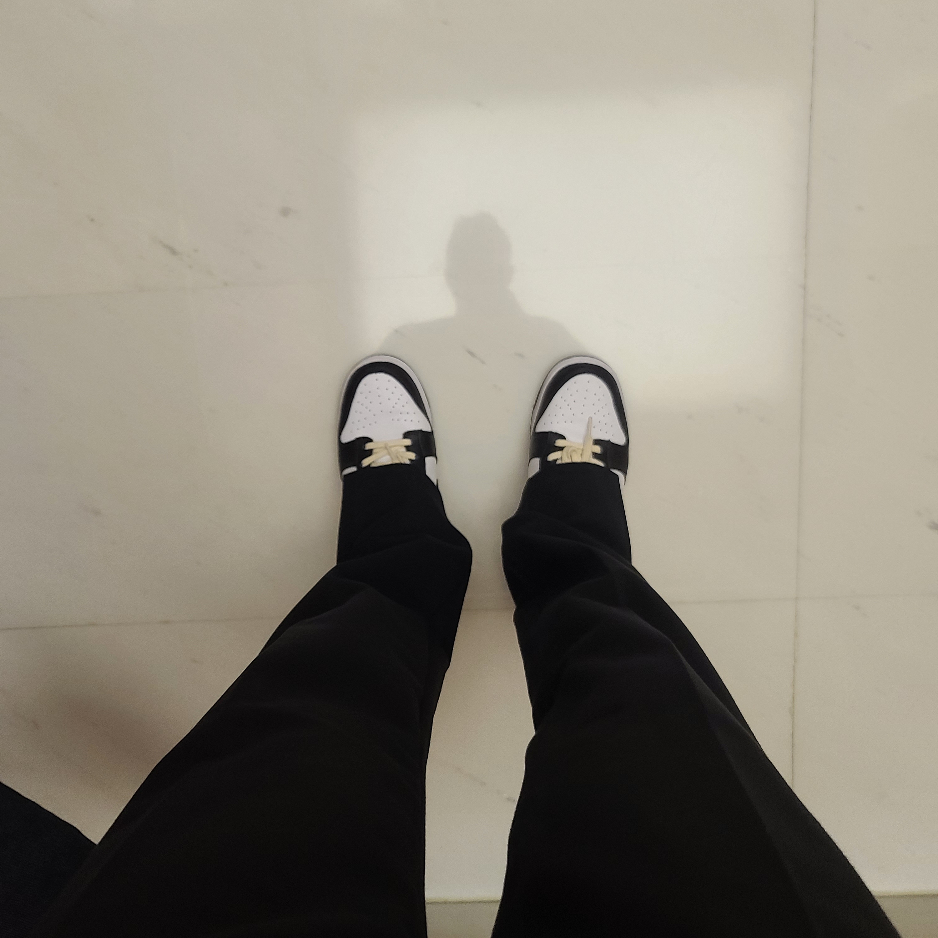 Nike Dunk Low Retro Black 착용 스타일 - 3