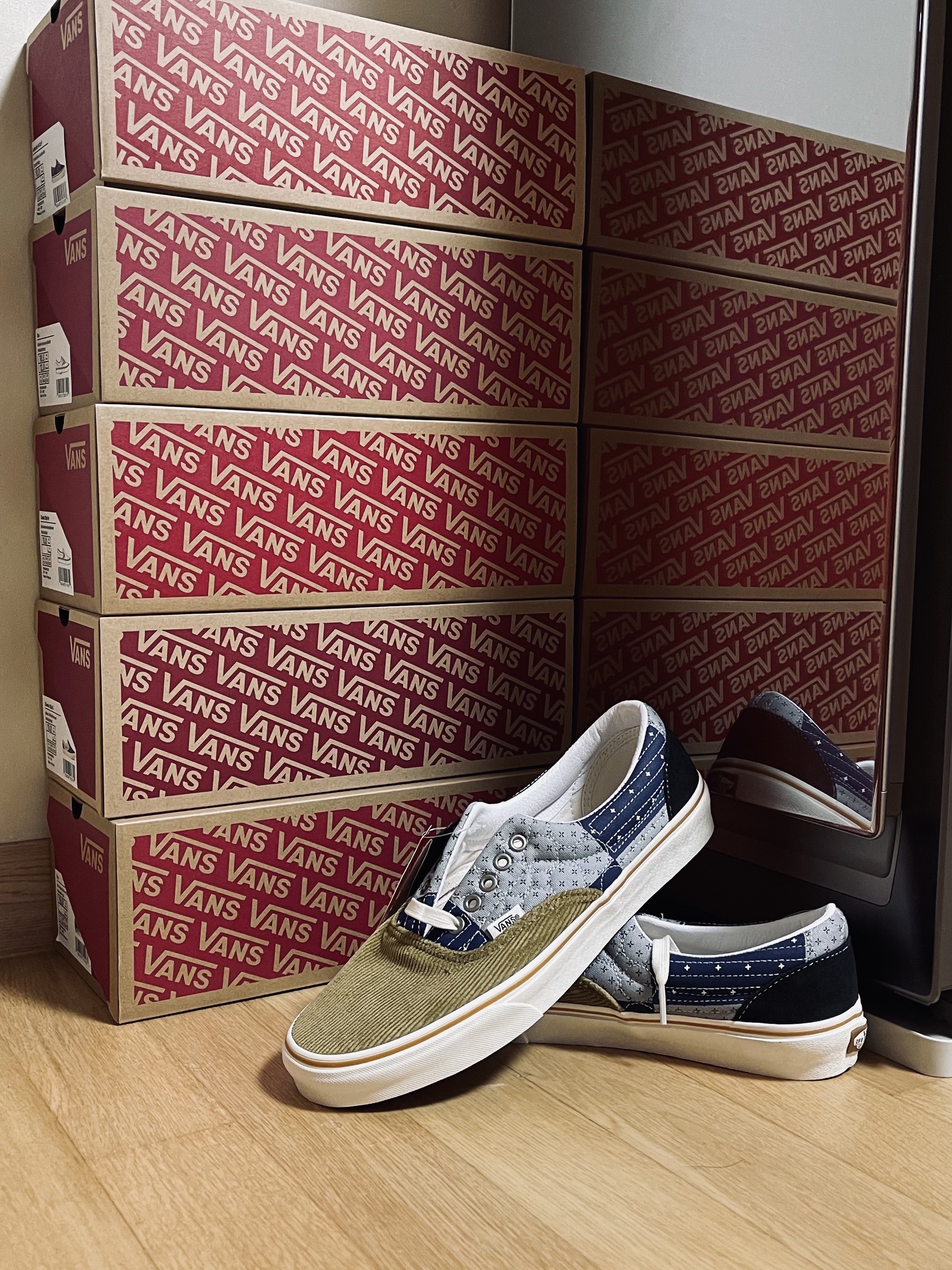 Vans Era Quilted Bandana Multicolor 착용 스타일