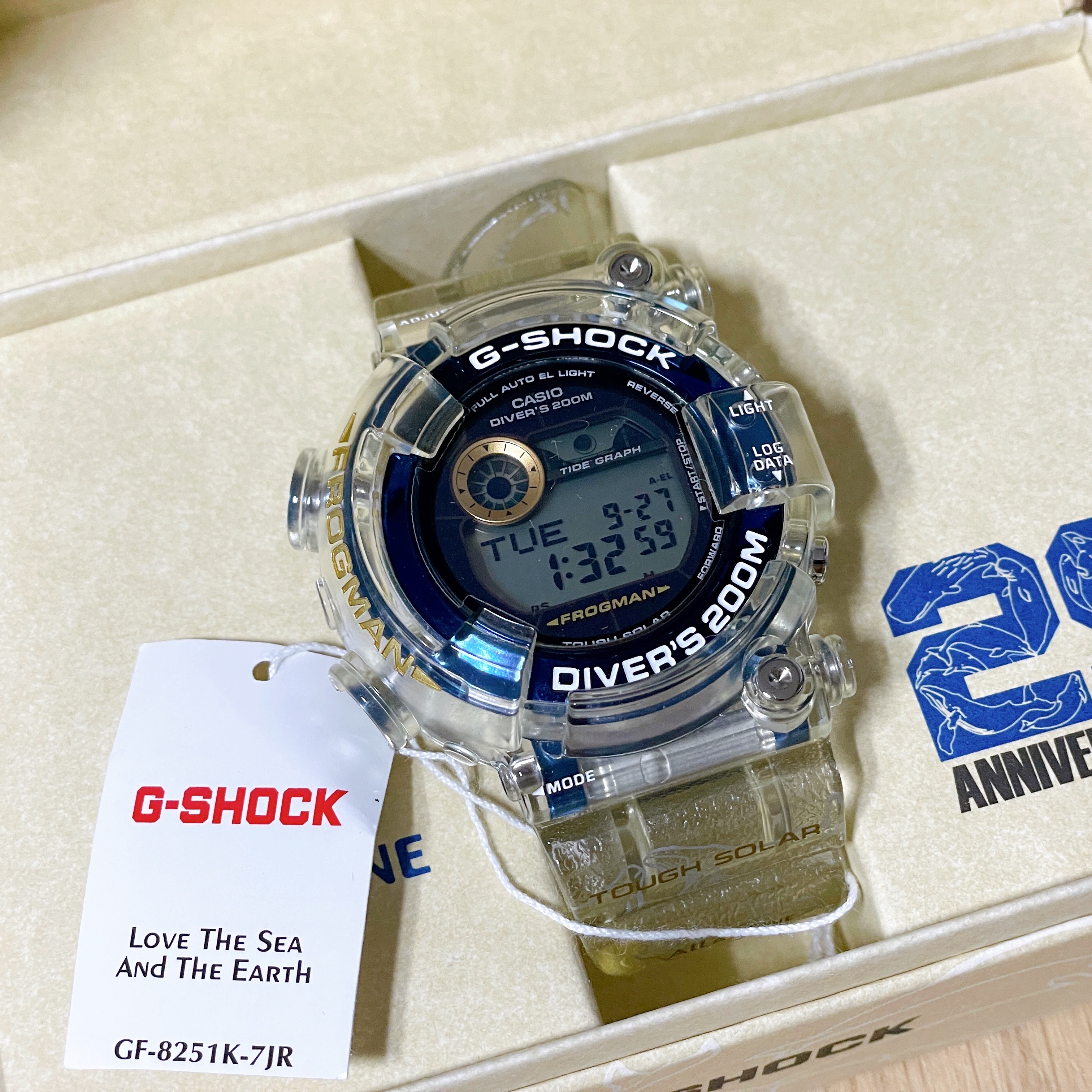 Casio G-Shock x I.C.E.R.C 25th Anniversary GF-8251K-7 2019 착용 스타일