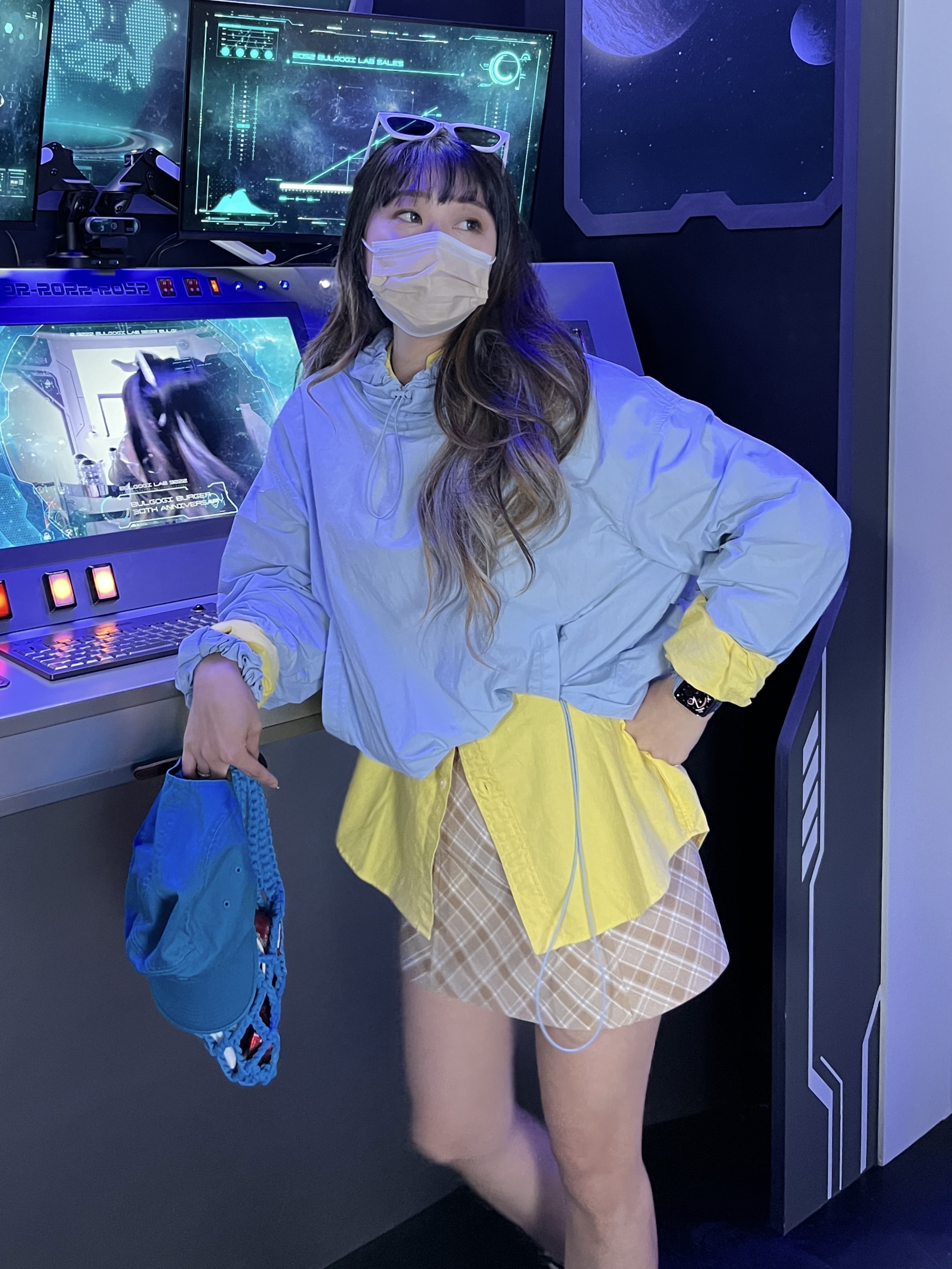 Jordan 1 x Travis Scott x Fragment Retro High OG SP Military Blue, Apple Watch Nike Series 7 41mm GPS Midnight Aluminum Case with Nike Sport Band Anthracite Black (Korean Ver.) 착용 스타일 - 3