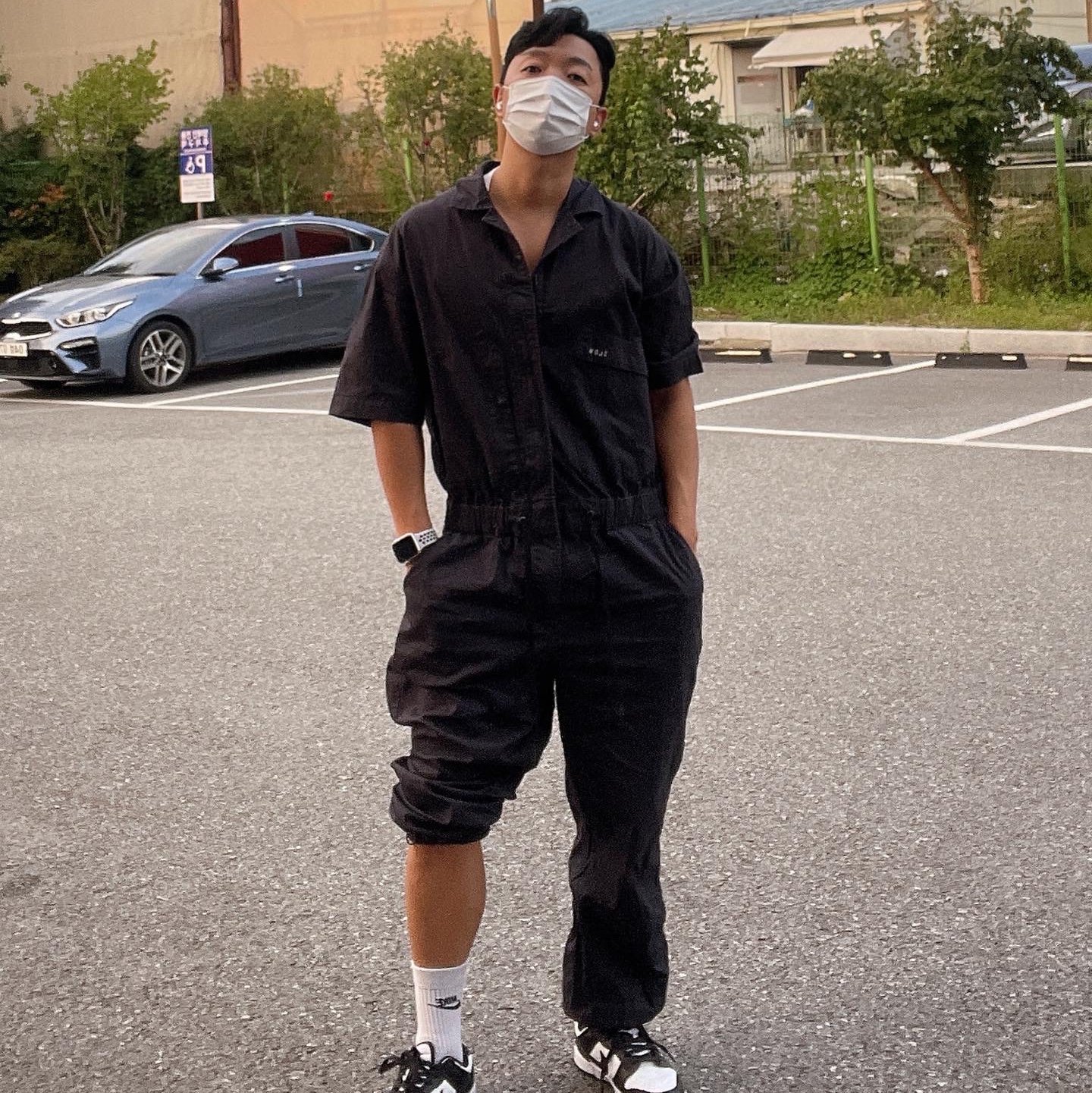 Nike Dunk Low Retro Black 착용 스타일