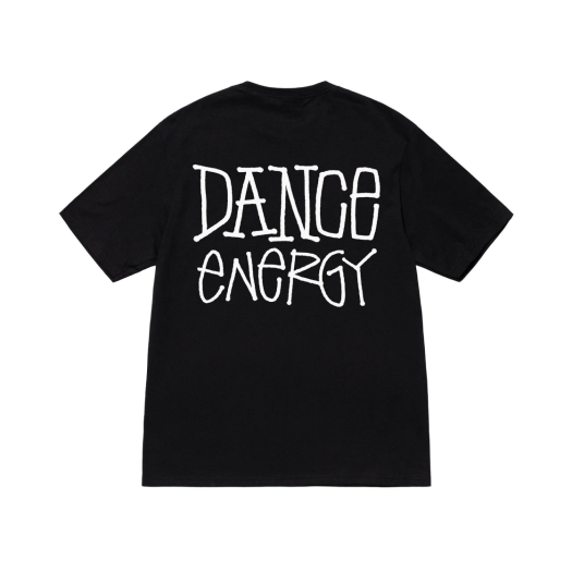 스투시 댄스 에너지 티셔츠 블랙