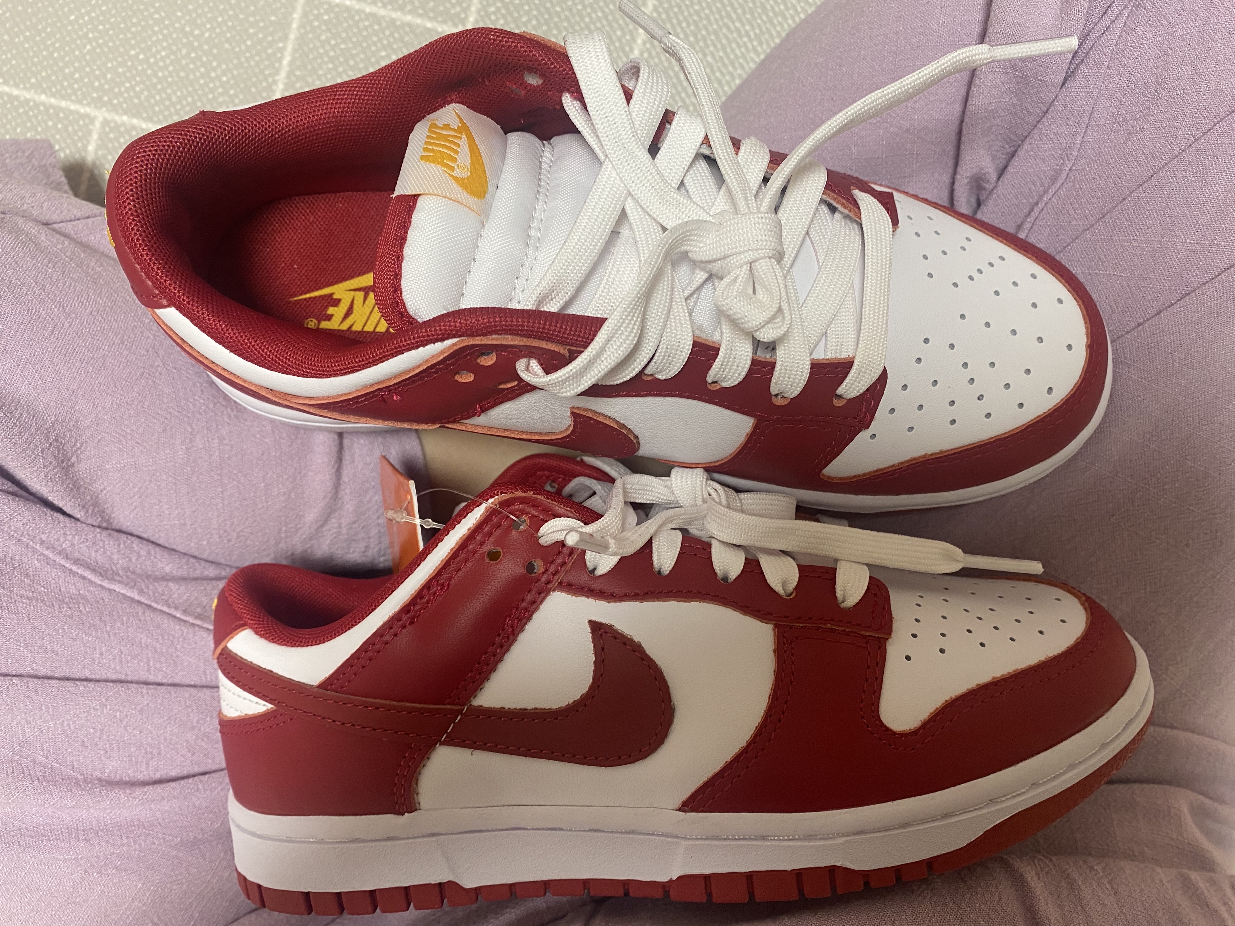 Nike Dunk Low Retro Gym Red 착용 스타일 - 3