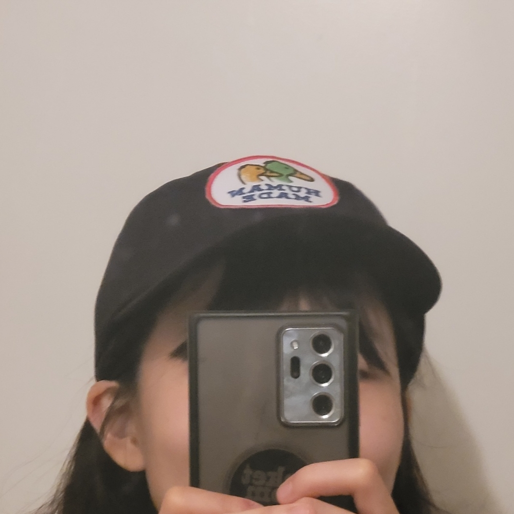 Human Made 6-Panel Twill Cap #1 Black 착용 스타일 - 3