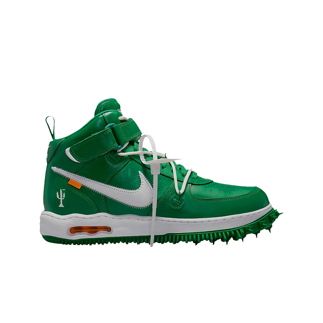 나이키 x 오프화이트 에어포스 1 미드 SP 레더 파인 그린 | Nike | KREAM Nike x Off-White Air Force 1 Mid SP Leather Pine Green