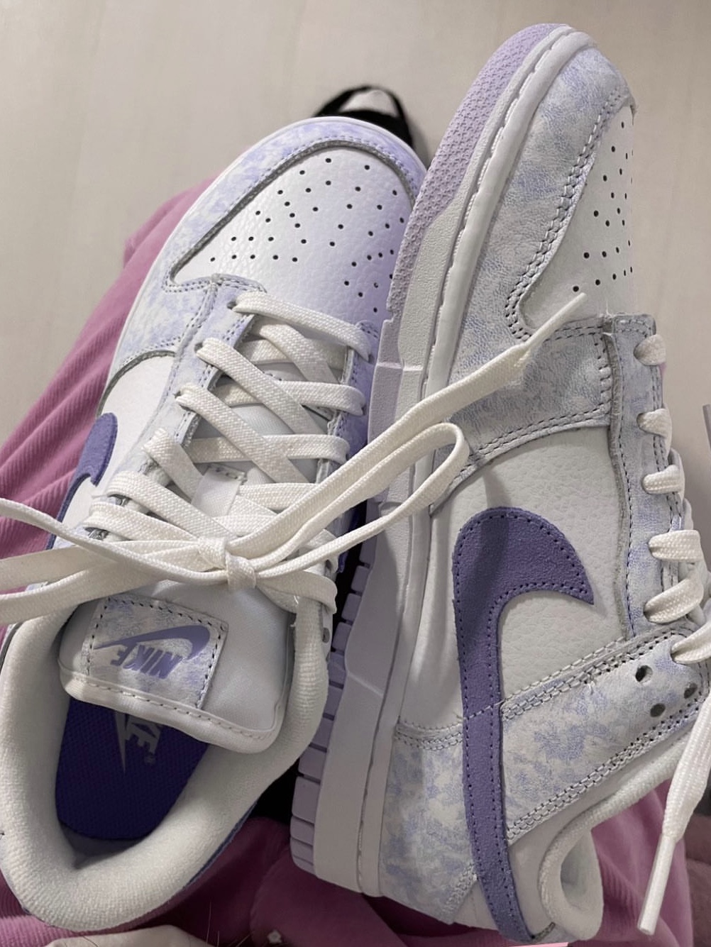 (W) Nike Dunk Low Purple Pulse 착용 스타일